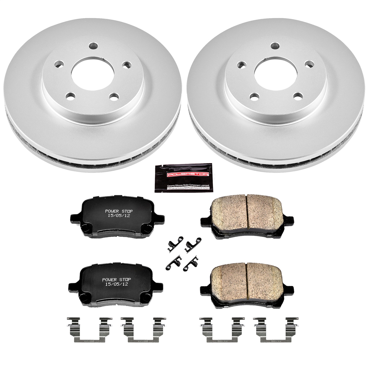 Power Stop - CRK3116 - Front - Disc Brake Pad and Rotor Kit