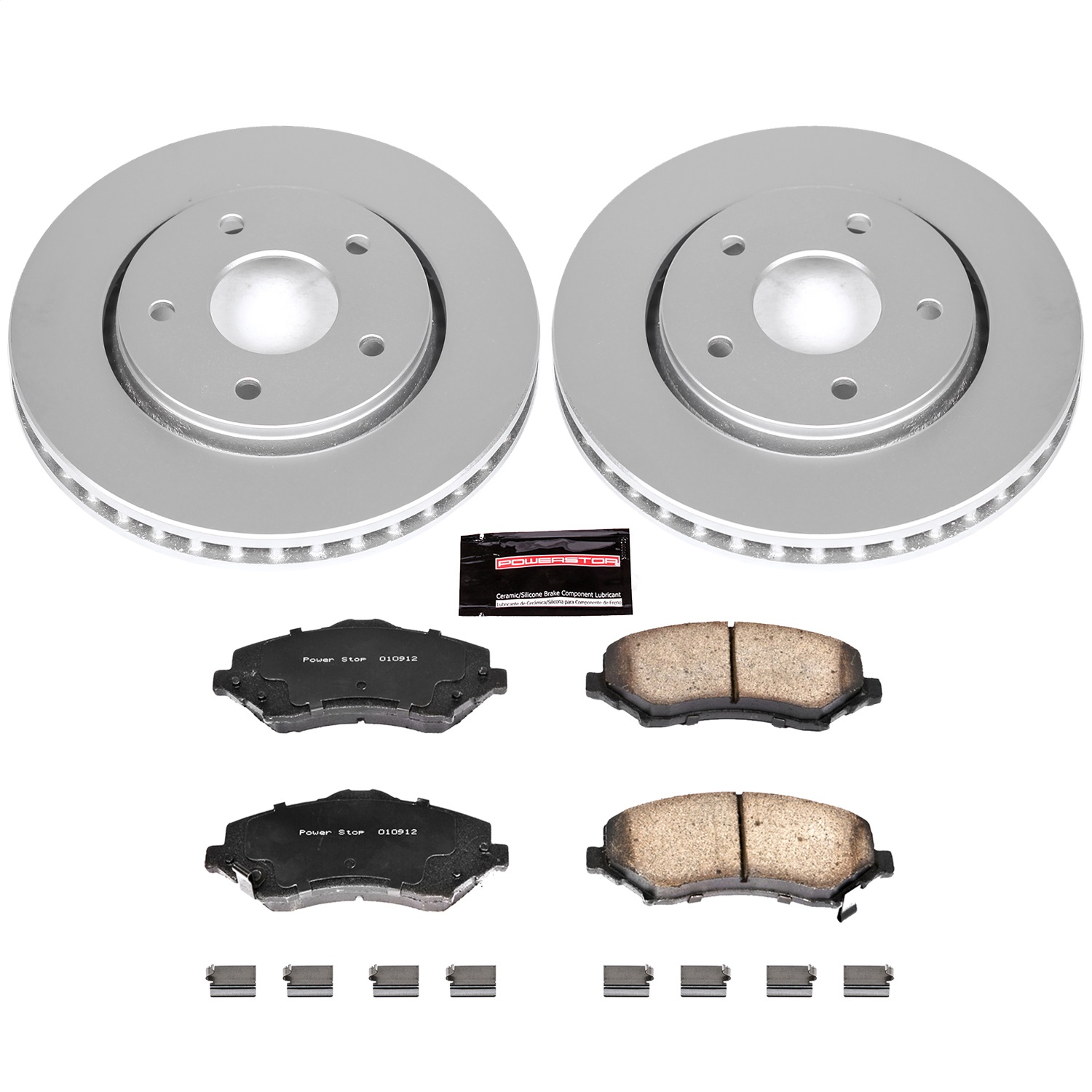 Power Stop - CRK3118 - Front - Disc Brake Pad and Rotor Kit