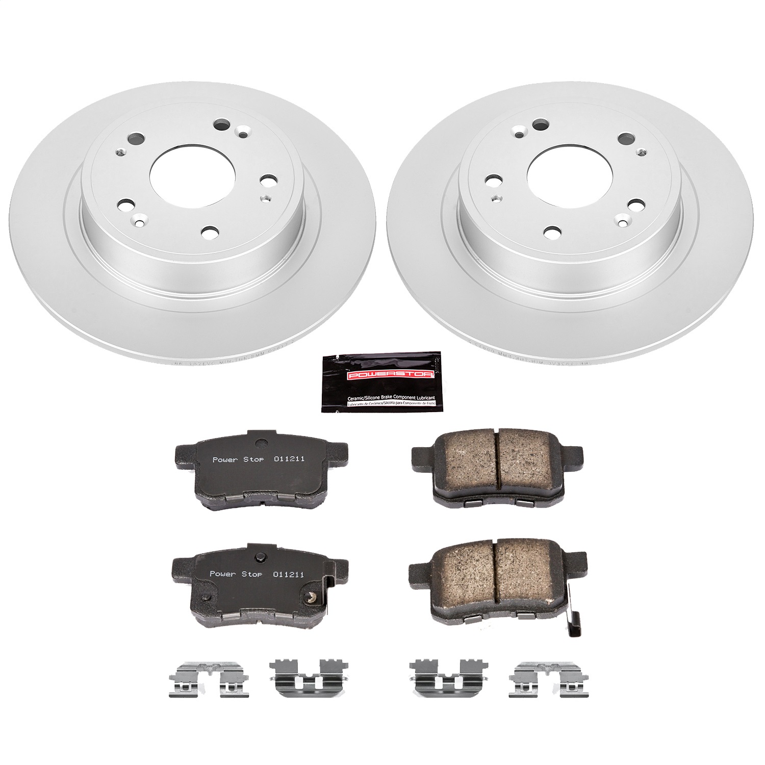 Power Stop - CRK3127 - Rear - Disc Brake Pad and Rotor Kit