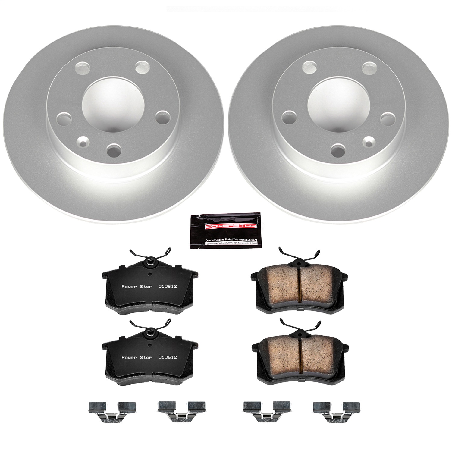 Power Stop - CRK3129 - Rear - Disc Brake Pad and Rotor Kit
