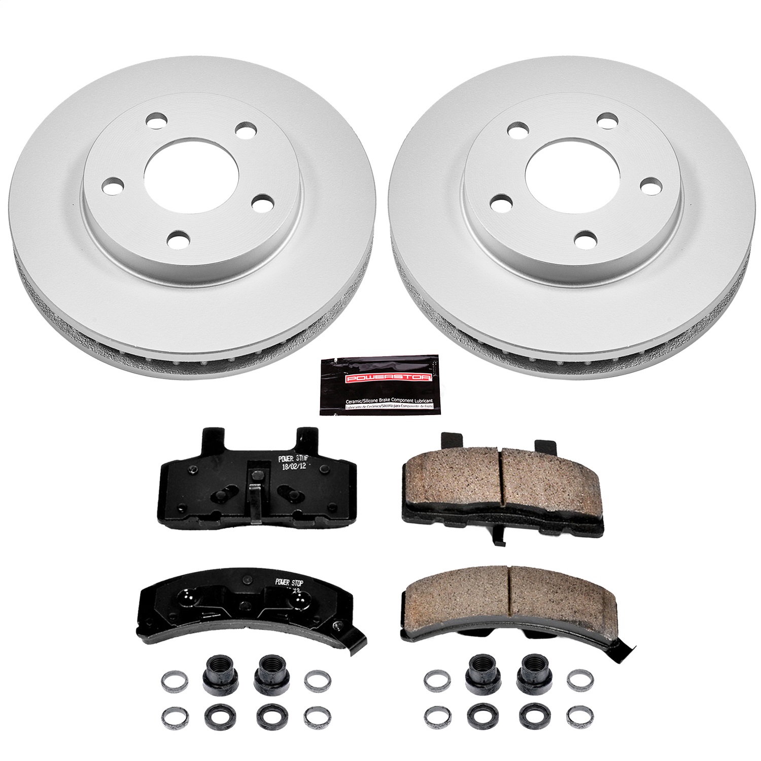 Power Stop - CRK3132 - Front - Disc Brake Pad and Rotor Kit