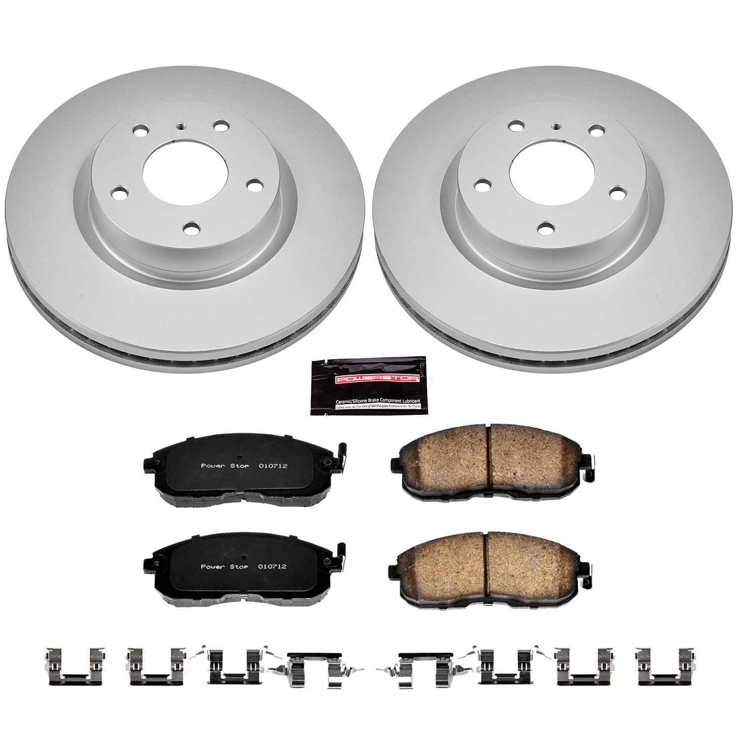 Power Stop - CRK3140 - Front - Disc Brake Pad and Rotor Kit