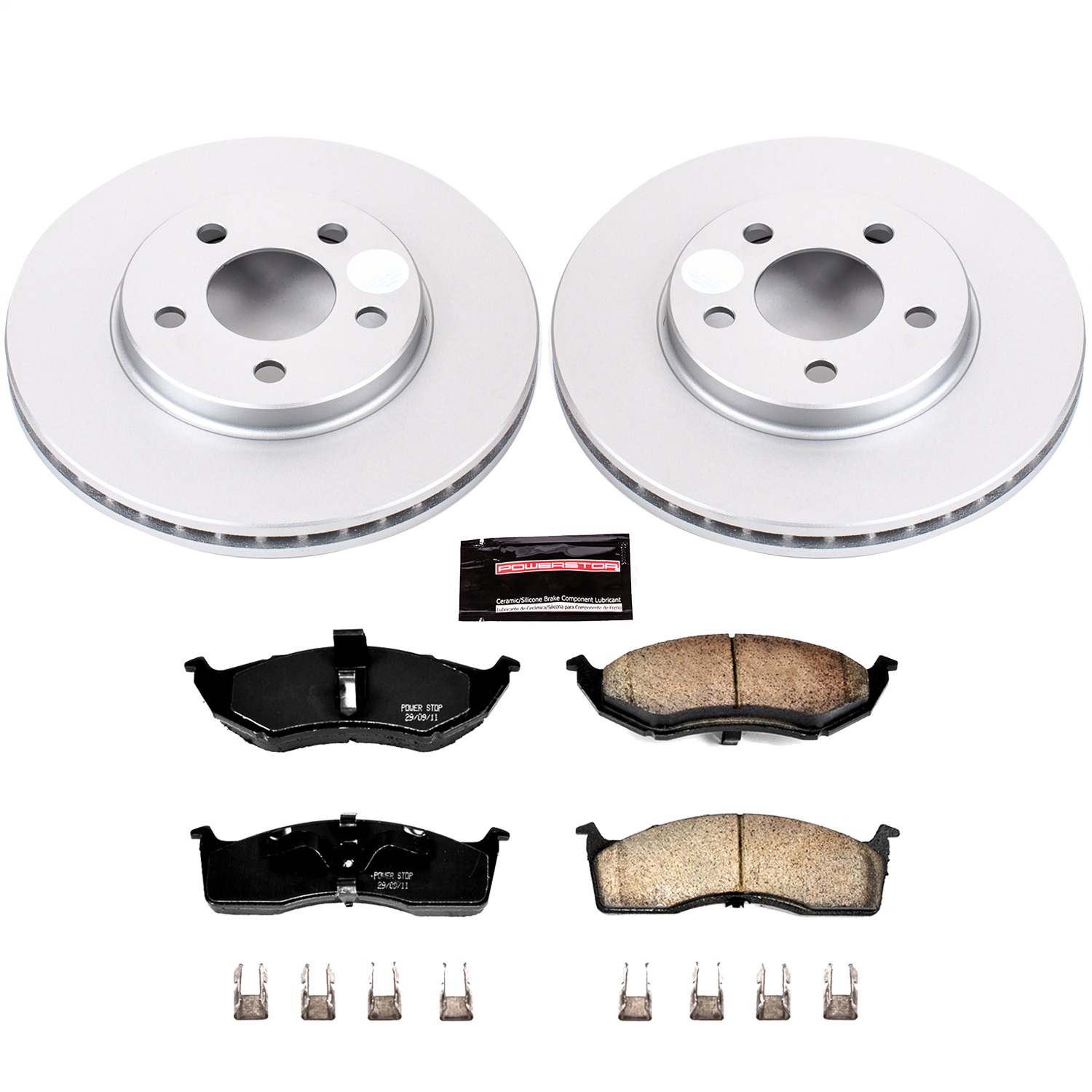 Power Stop - CRK3143 - Front - Disc Brake Pad and Rotor Kit