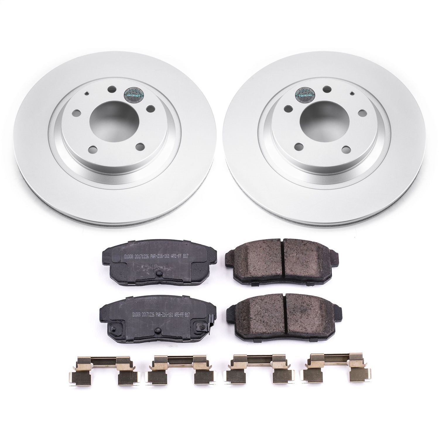 Power Stop - CRK3146 - Rear - Disc Brake Pad and Rotor Kit