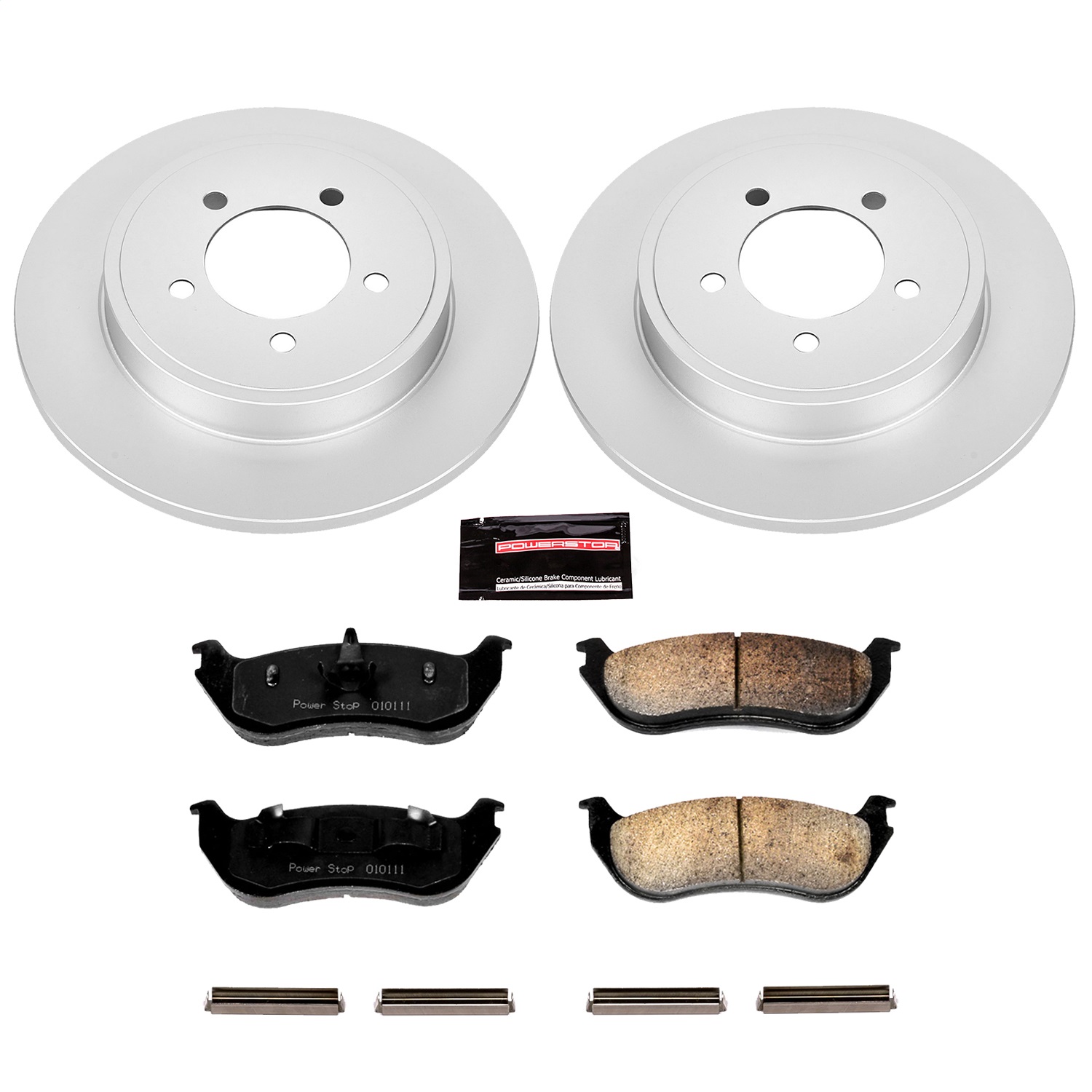 Power Stop - CRK3150 - Rear - Disc Brake Pad and Rotor Kit