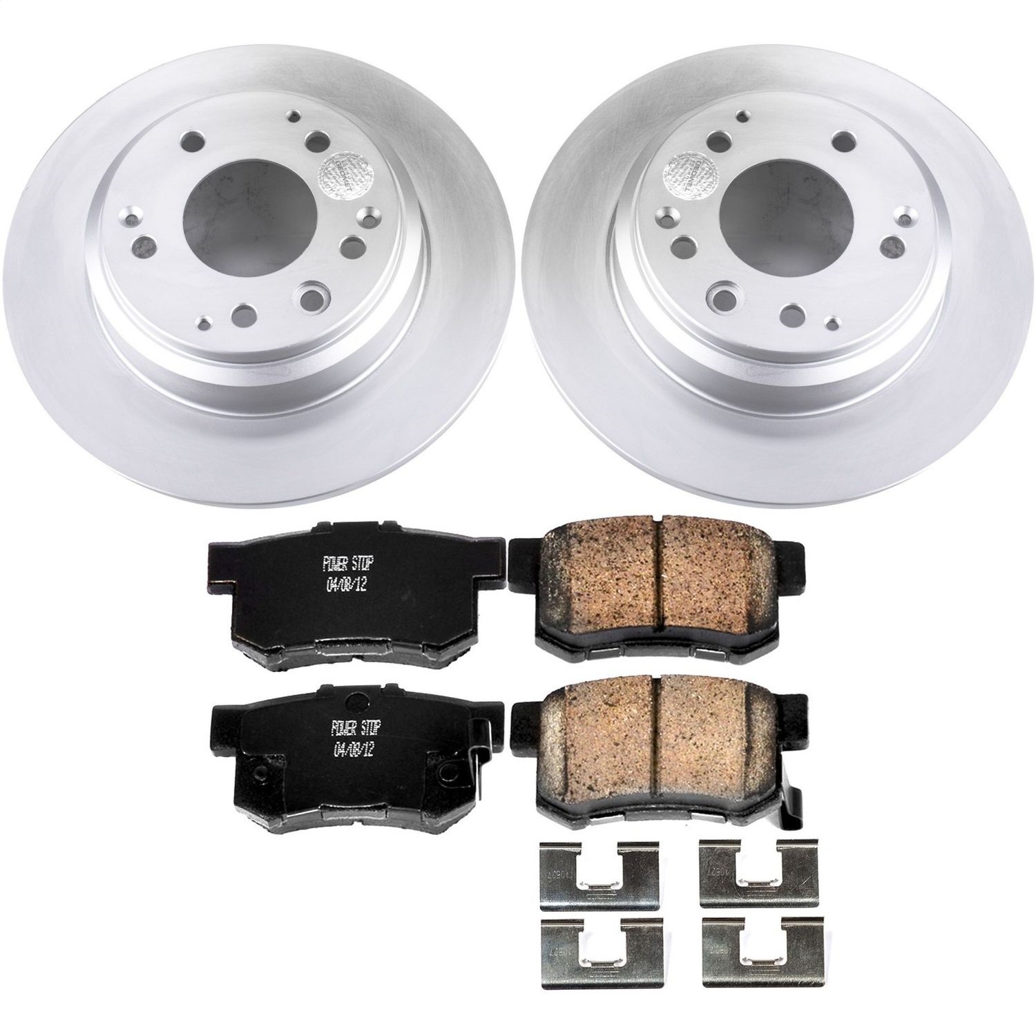 Power Stop - CRK3153 - Rear - Disc Brake Pad and Rotor Kit