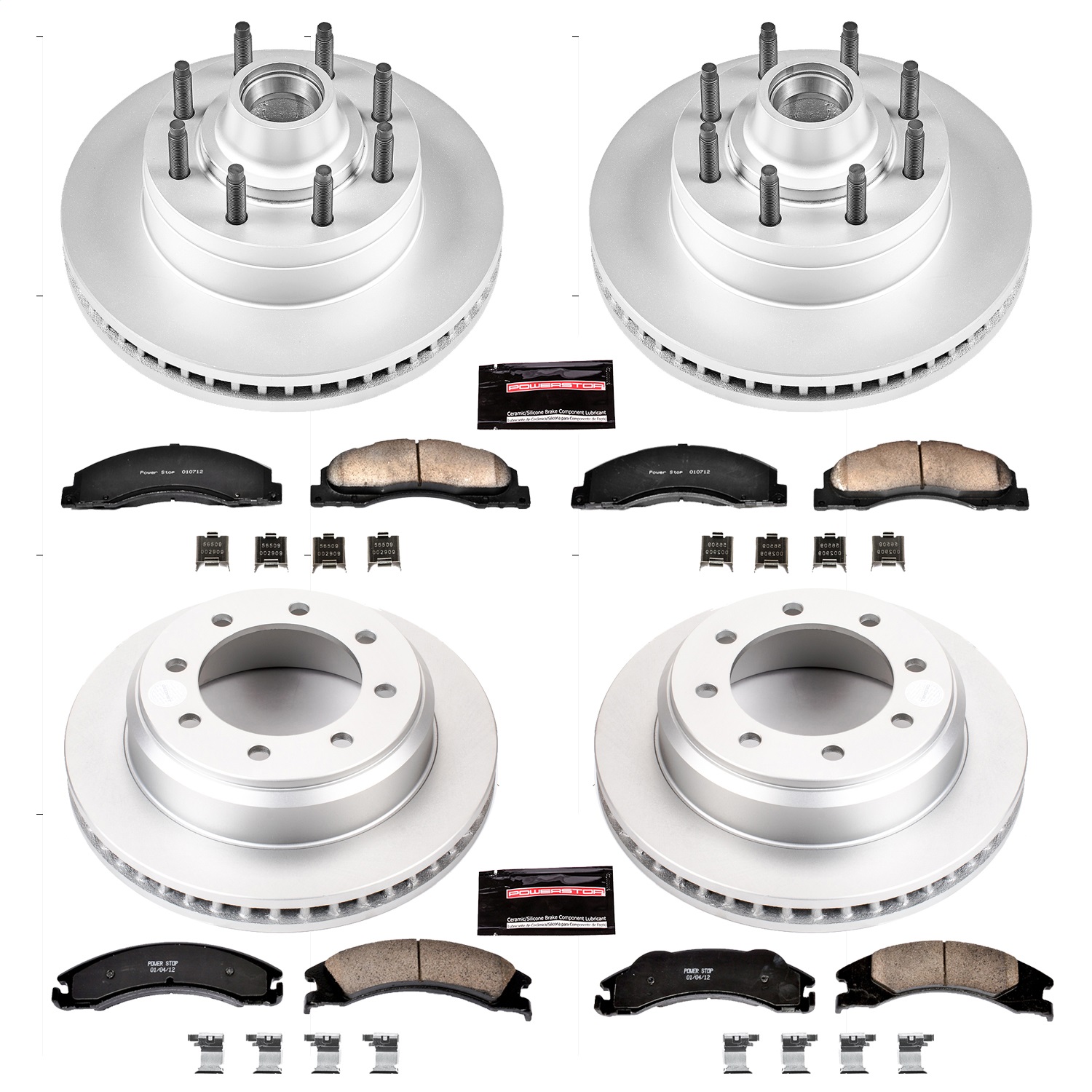 Power Stop - CRK4131 - Front and Rear - Disc Brake Pad and Rotor Kit