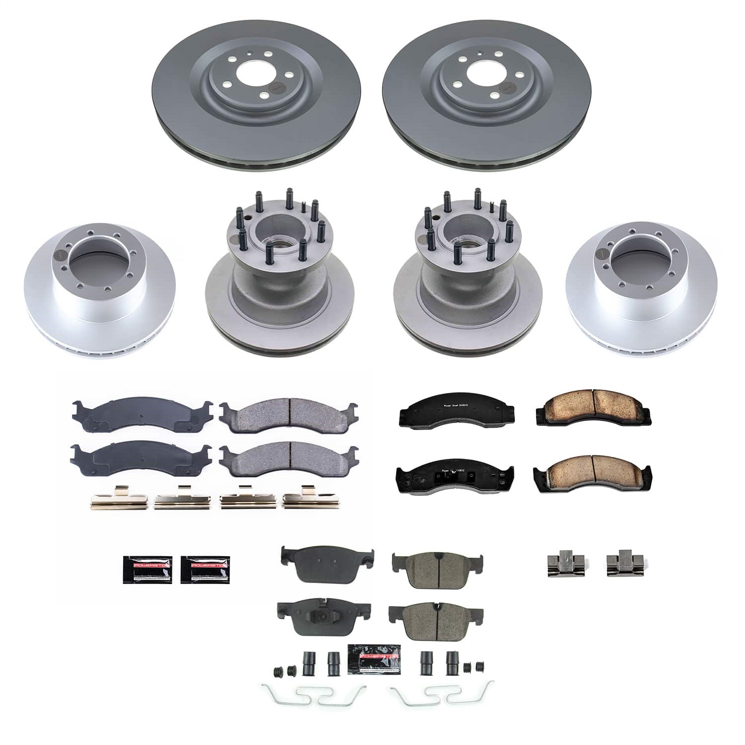Power Stop - CRK4233 - Front and Rear - Disc Brake Pad and Rotor Kit