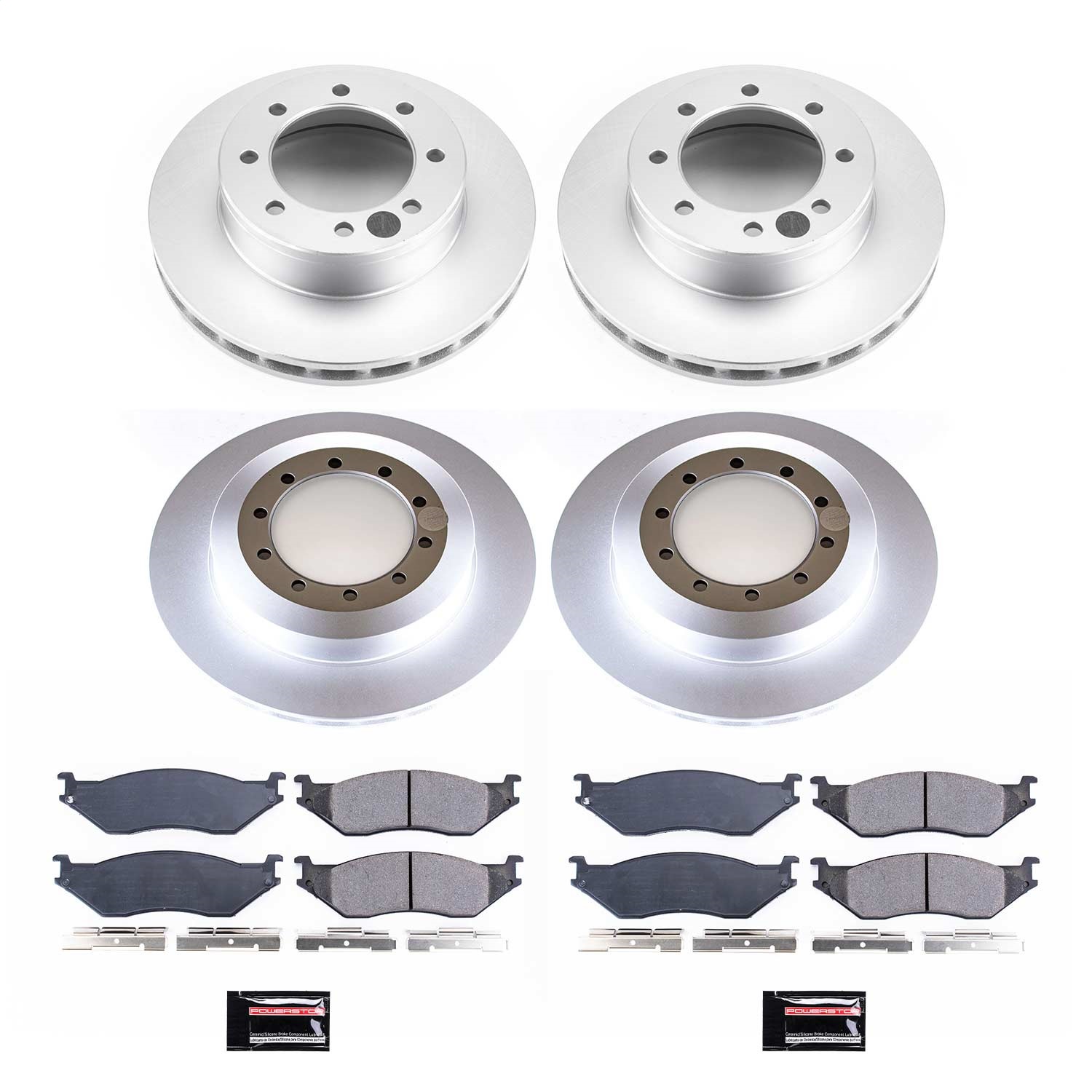Power Stop - CRK4416 - Front and Rear - Disc Brake Pad and Rotor Kit