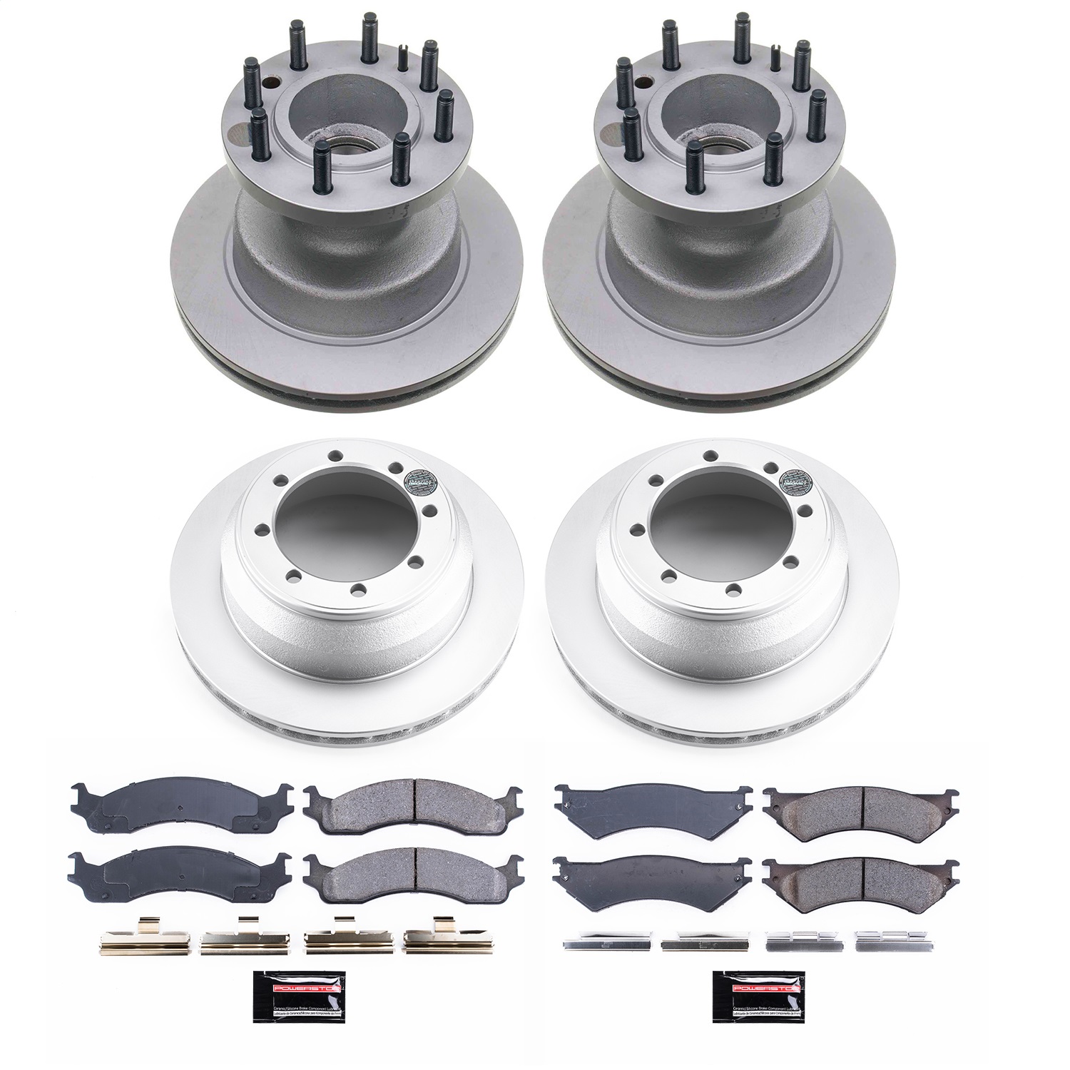 Power Stop - CRK4435 - Front and Rear - Disc Brake Pad and Rotor Kit