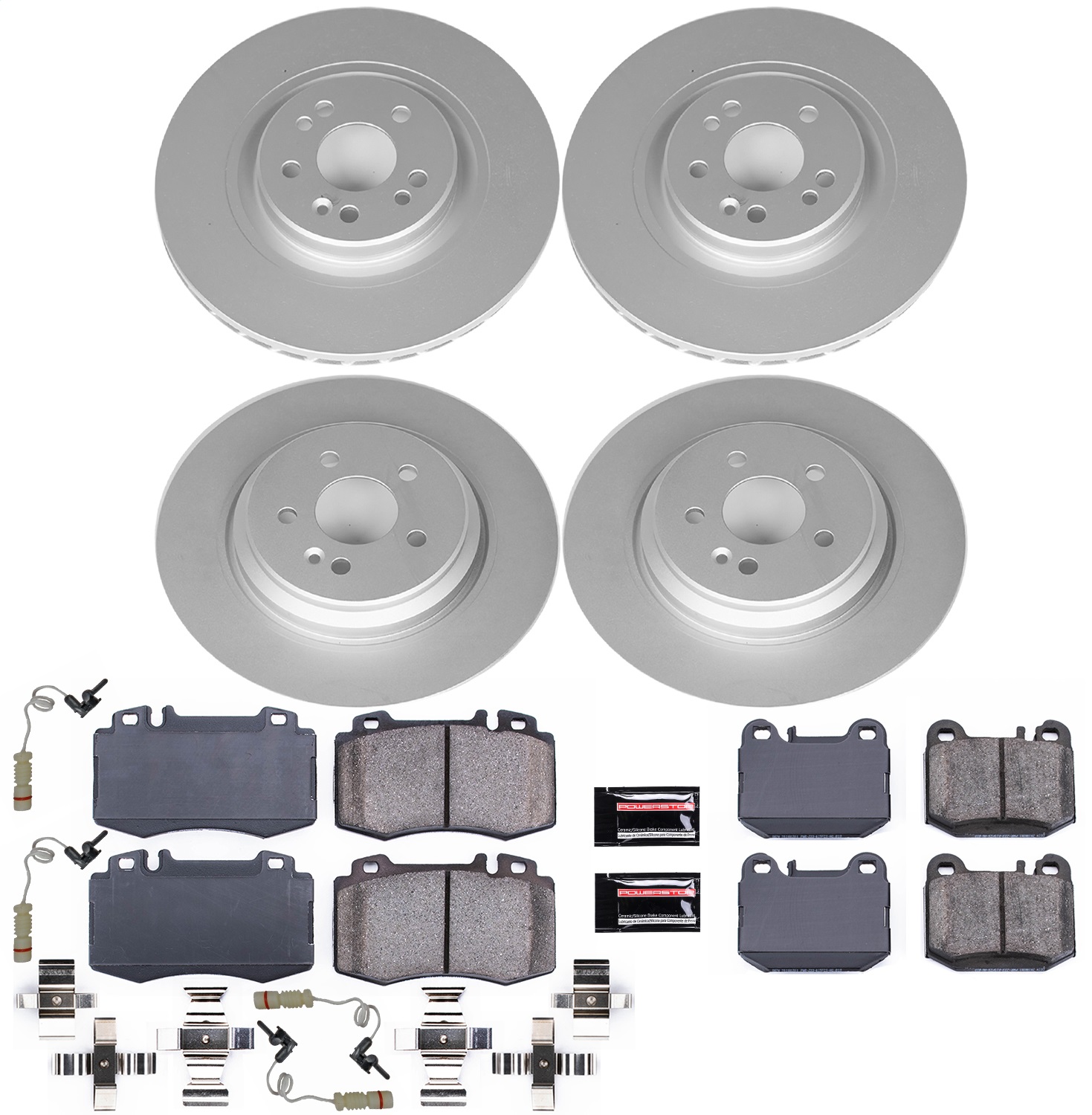 Power Stop - CRK4463 - Front and Rear - Disc Brake Pad and Rotor Kit