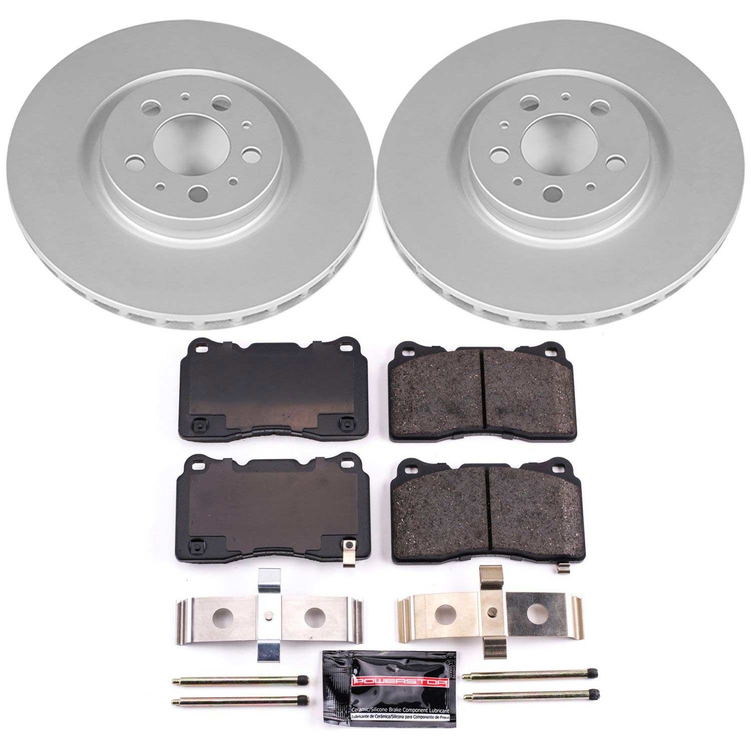 Power Stop - CRK4548 - Front - Disc Brake Pad and Rotor Kit