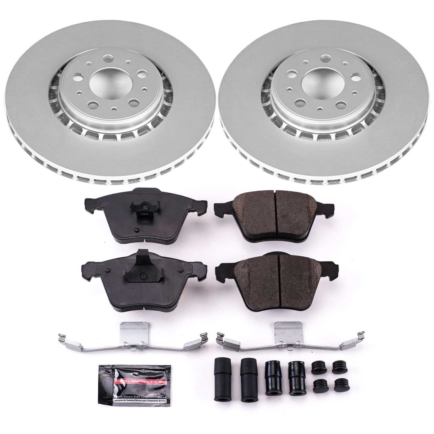 Power Stop - CRK4552 - Front - Disc Brake Pad and Rotor Kit
