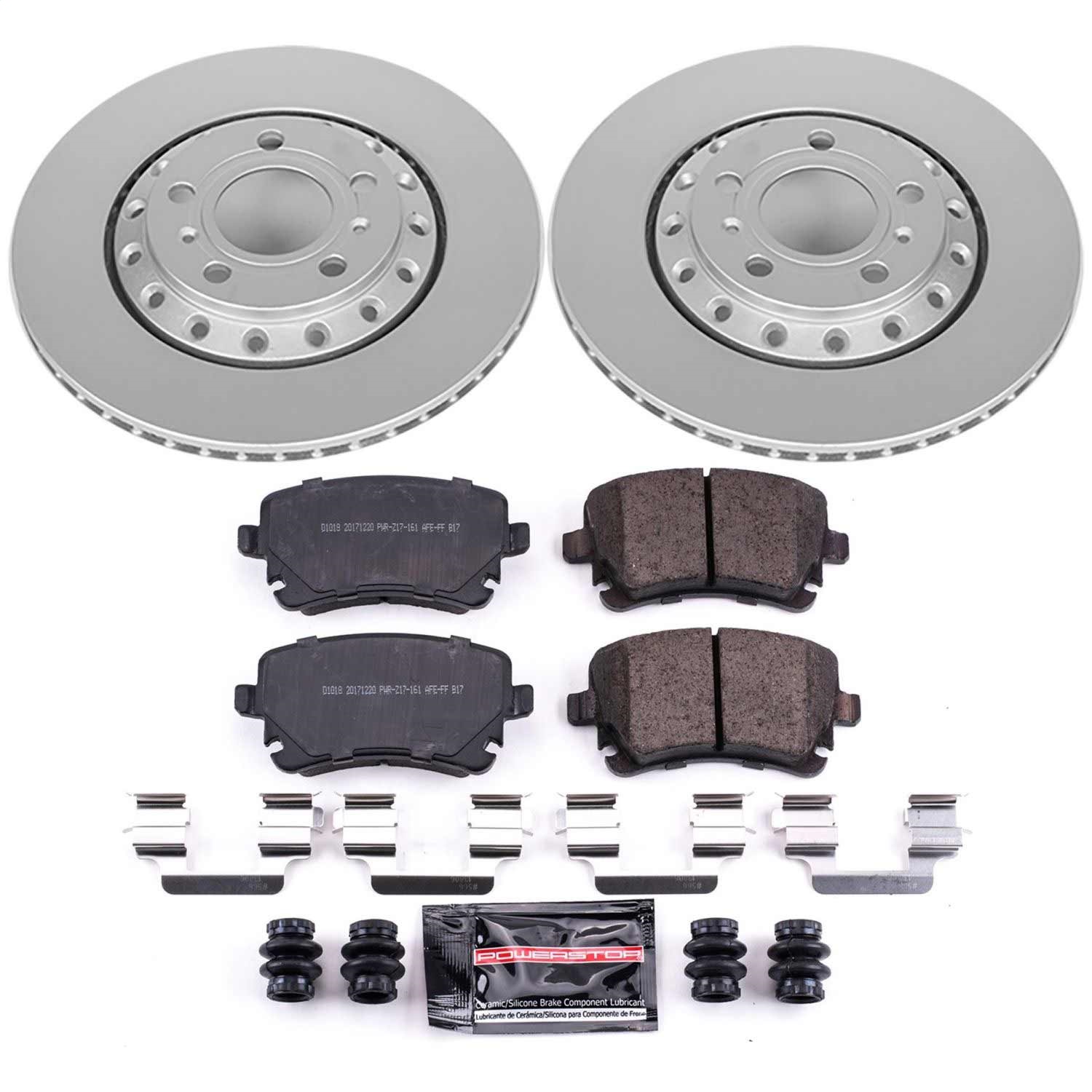 Power Stop - CRK4562 - Rear - Disc Brake Pad and Rotor Kit