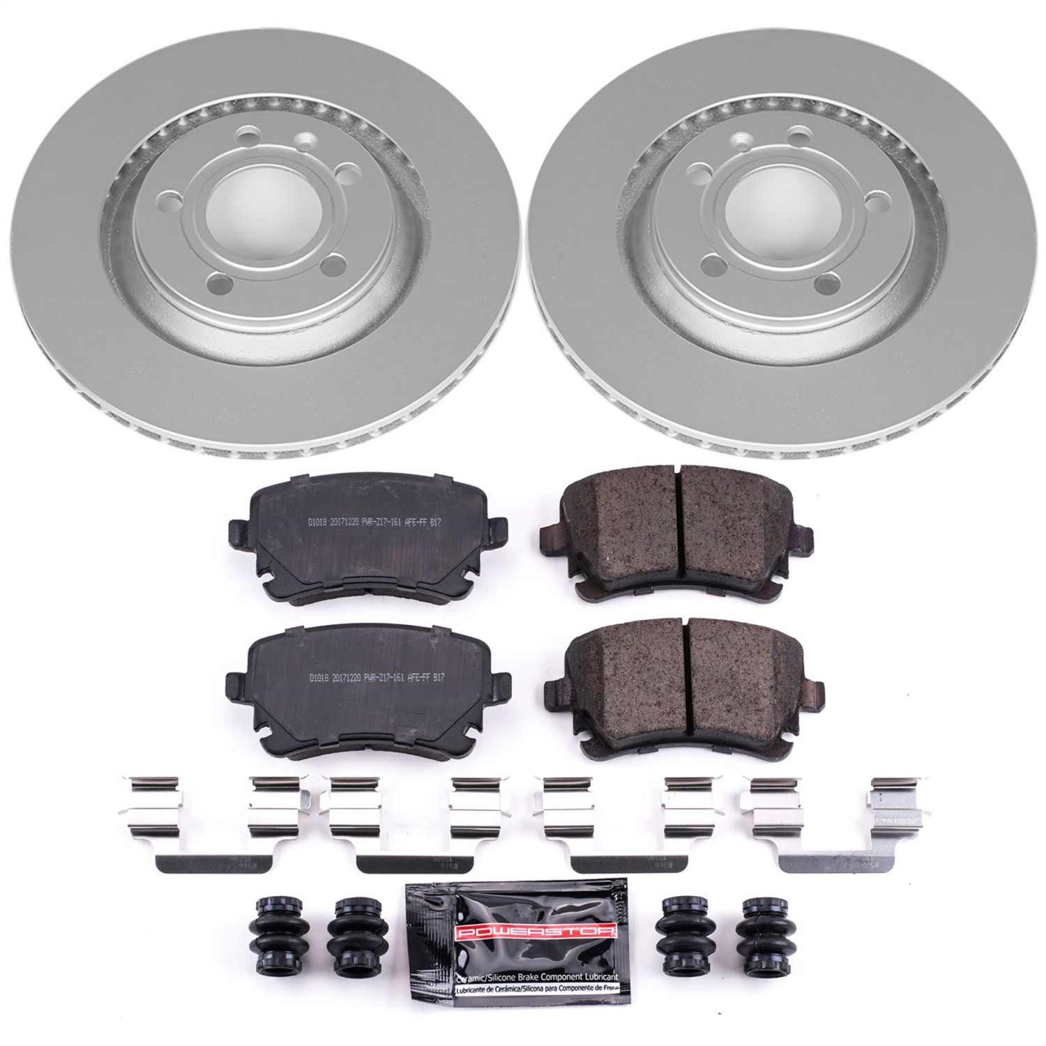 Power Stop - CRK4564 - Rear - Disc Brake Pad and Rotor Kit