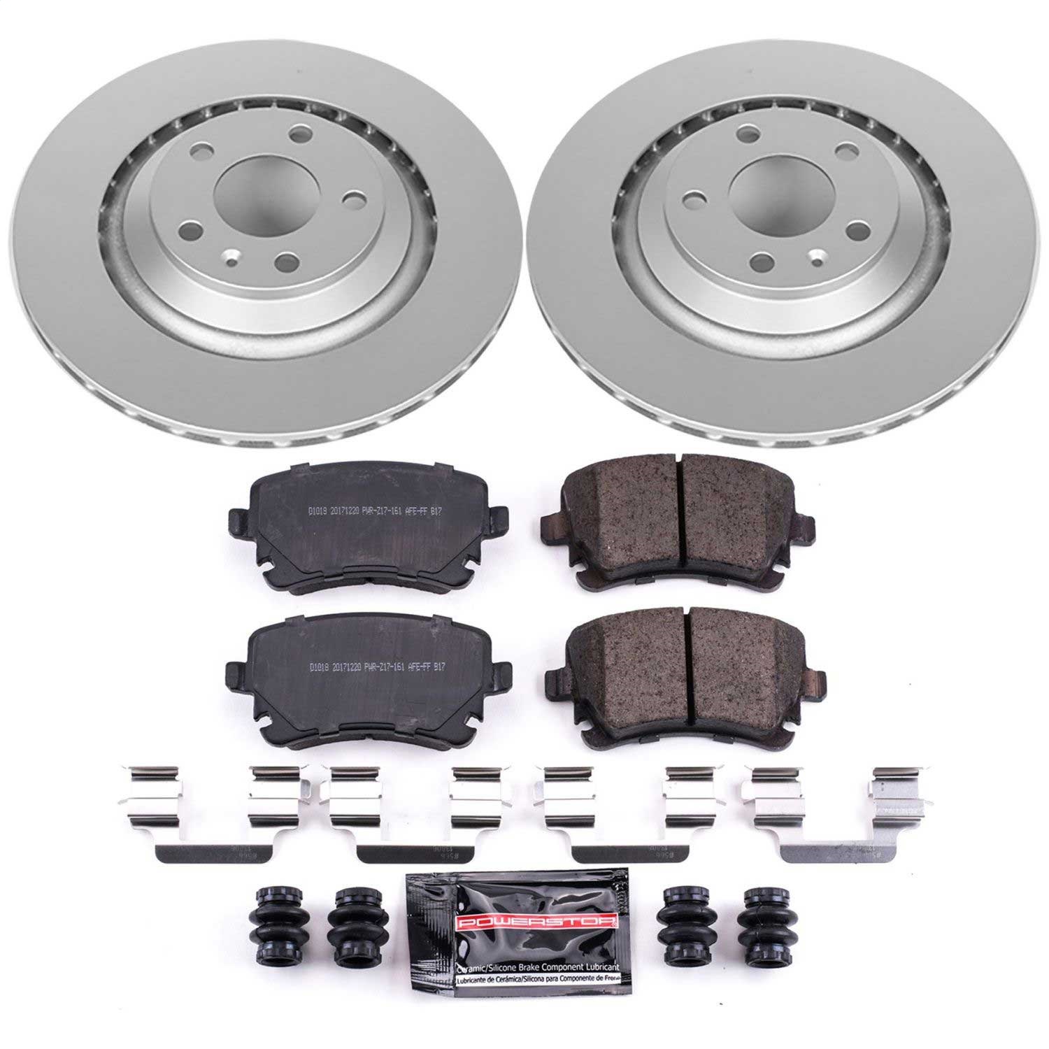 Power Stop - CRK4567 - Rear - Disc Brake Pad and Rotor Kit