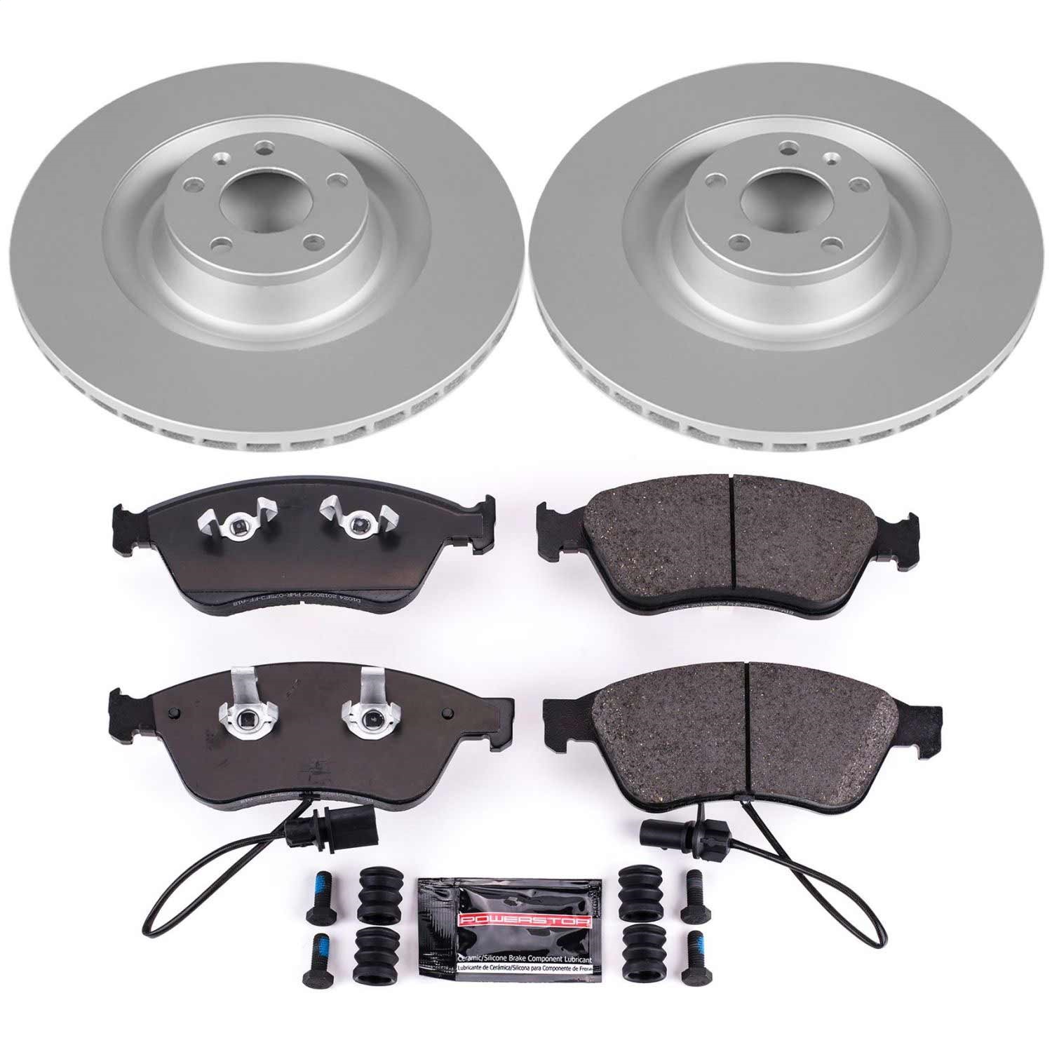 Power Stop - CRK4571 - Front - Disc Brake Pad and Rotor Kit