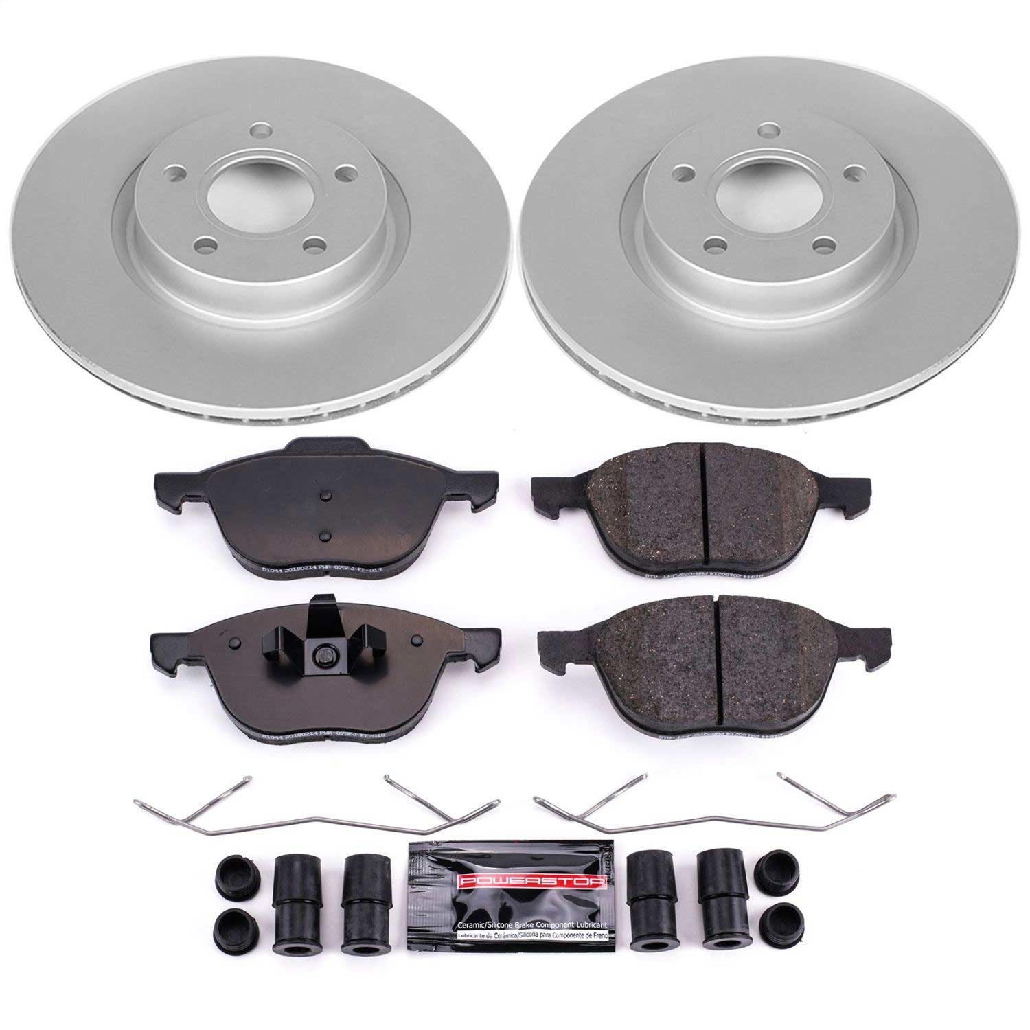 Power Stop - CRK4575 - Front - Disc Brake Pad and Rotor Kit