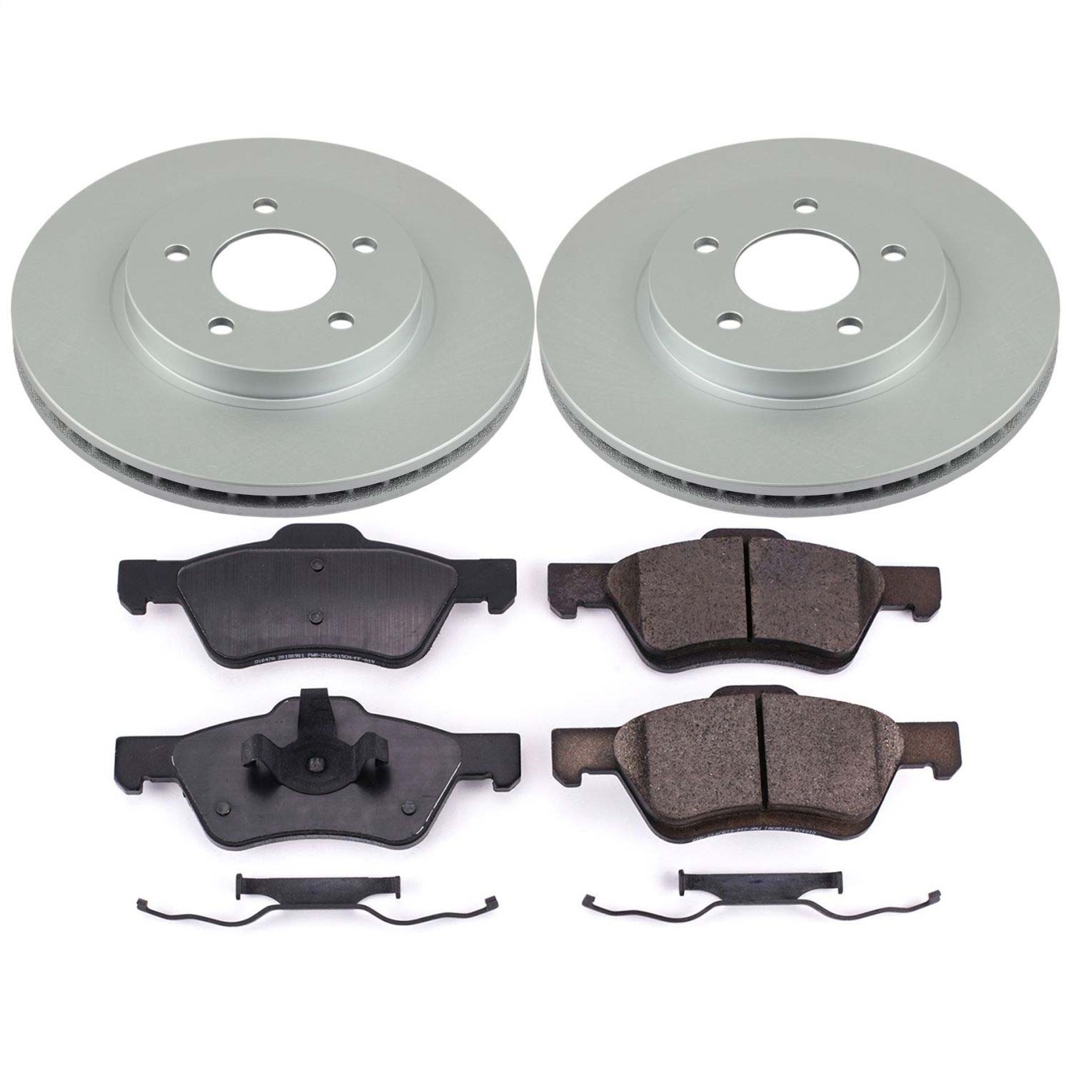 Power Stop - CRK4580 - Front - Disc Brake Pad and Rotor Kit