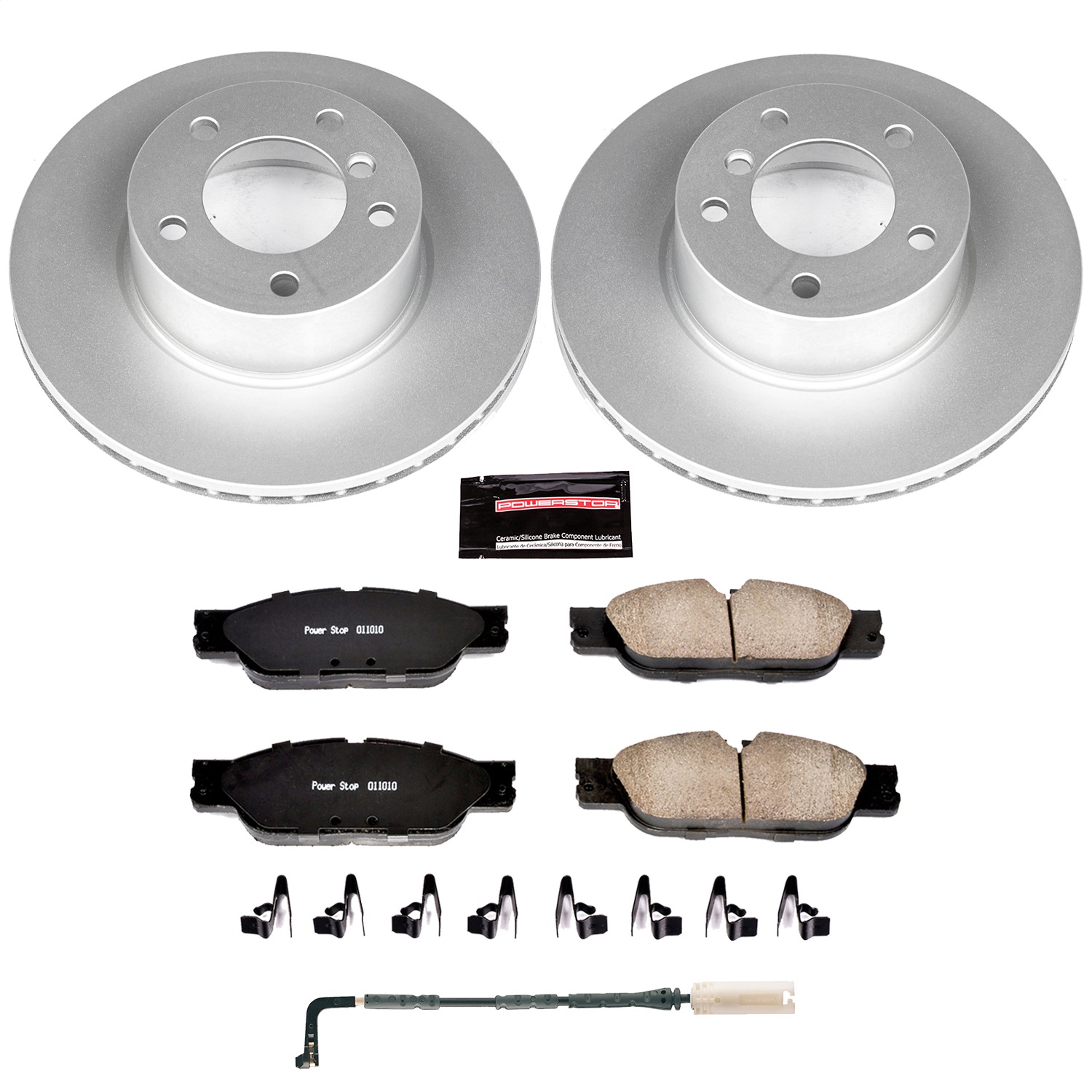 Power Stop - CRK4589 - Front - Disc Brake Pad and Rotor Kit