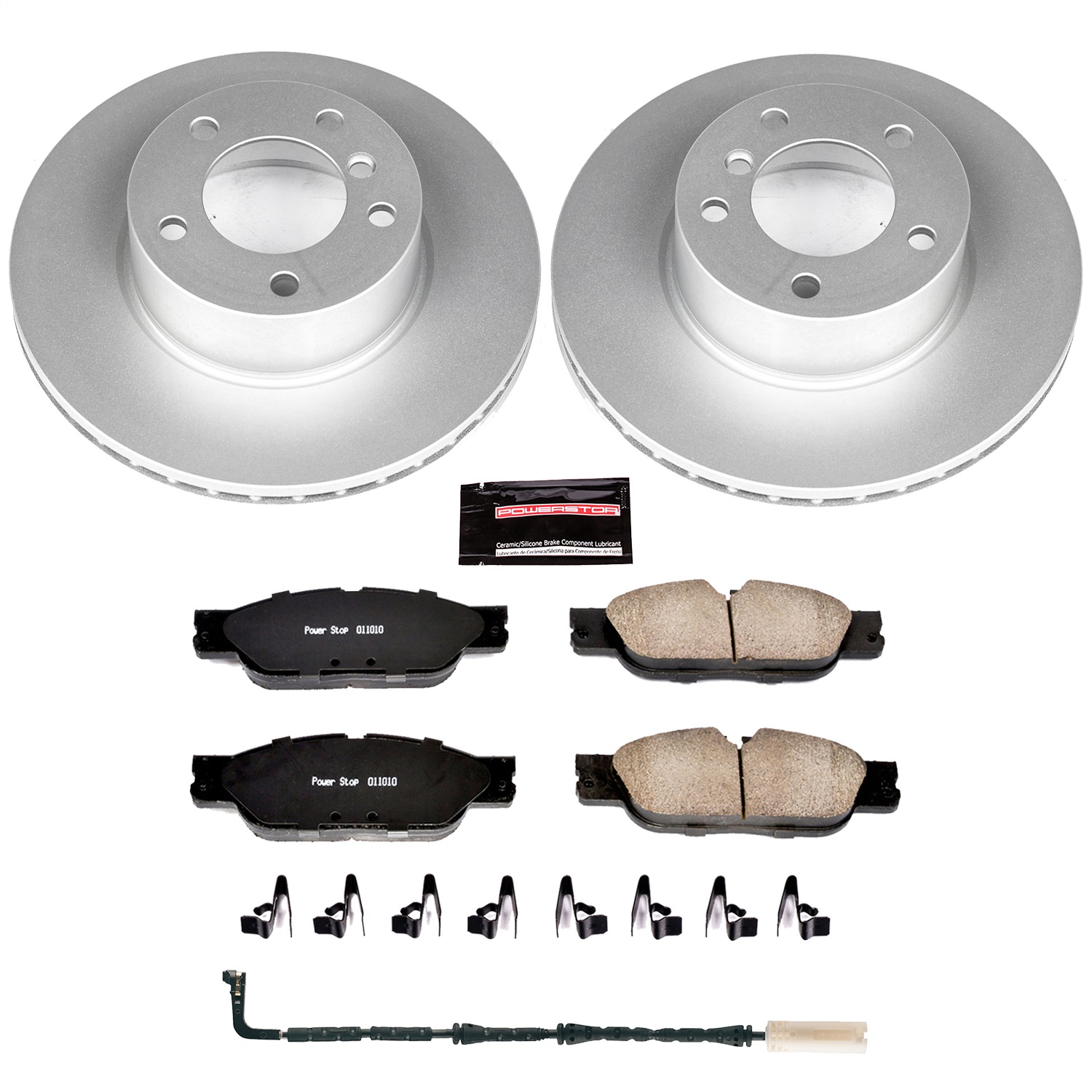 Power Stop - CRK4590 - Front - Disc Brake Pad and Rotor Kit