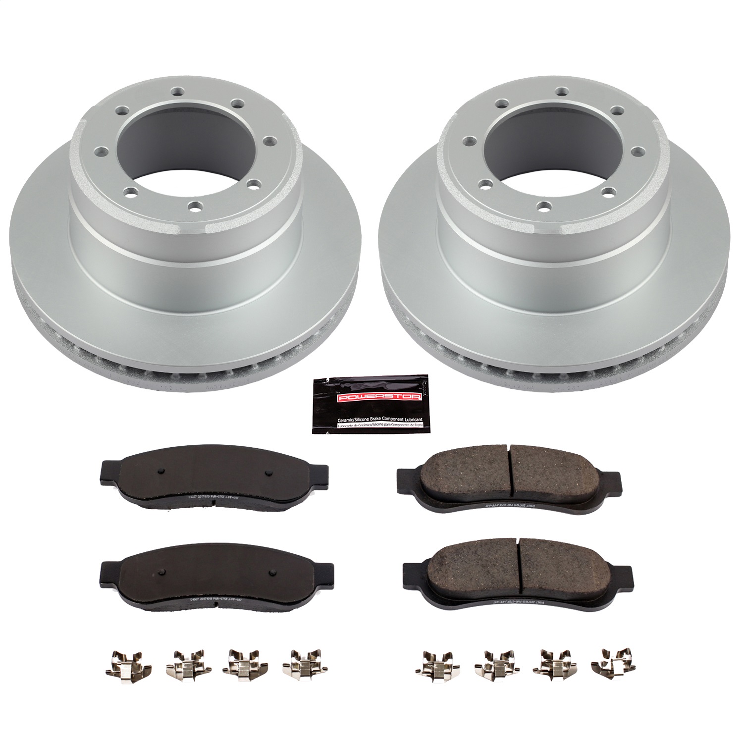 Power Stop - CRK4593 - Rear - Disc Brake Pad and Rotor Kit