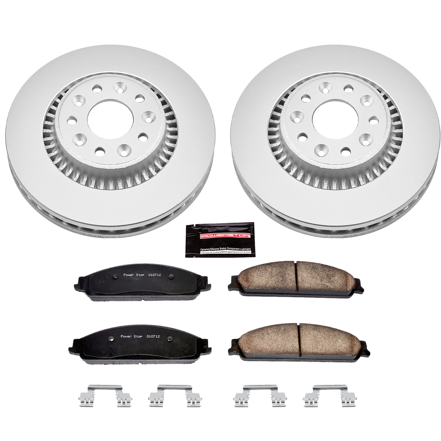 Power Stop - CRK4599 - Front - Disc Brake Pad and Rotor Kit