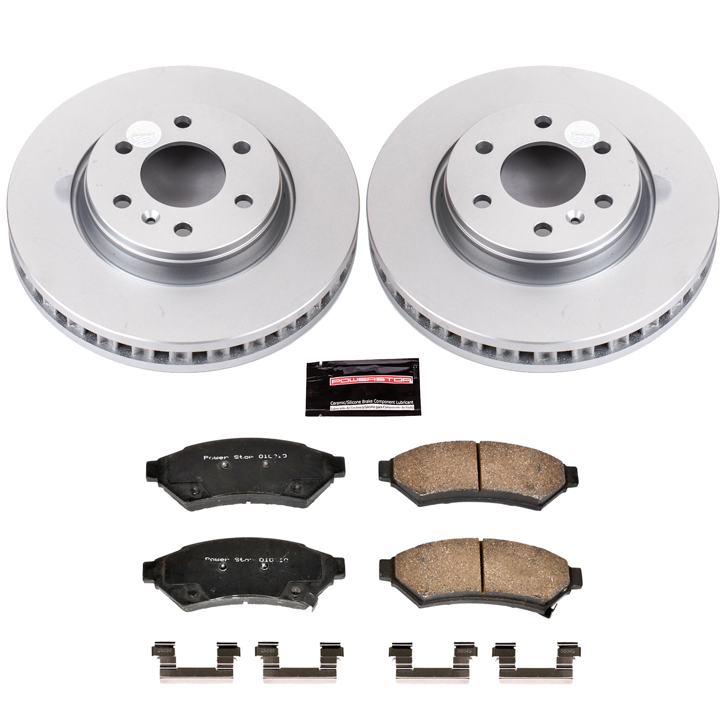 Power Stop - CRK4602 - Front - Disc Brake Pad and Rotor Kit