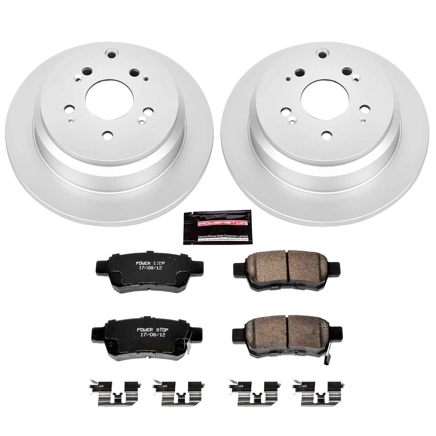 Power Stop - CRK4604 - Rear - Disc Brake Pad and Rotor Kit