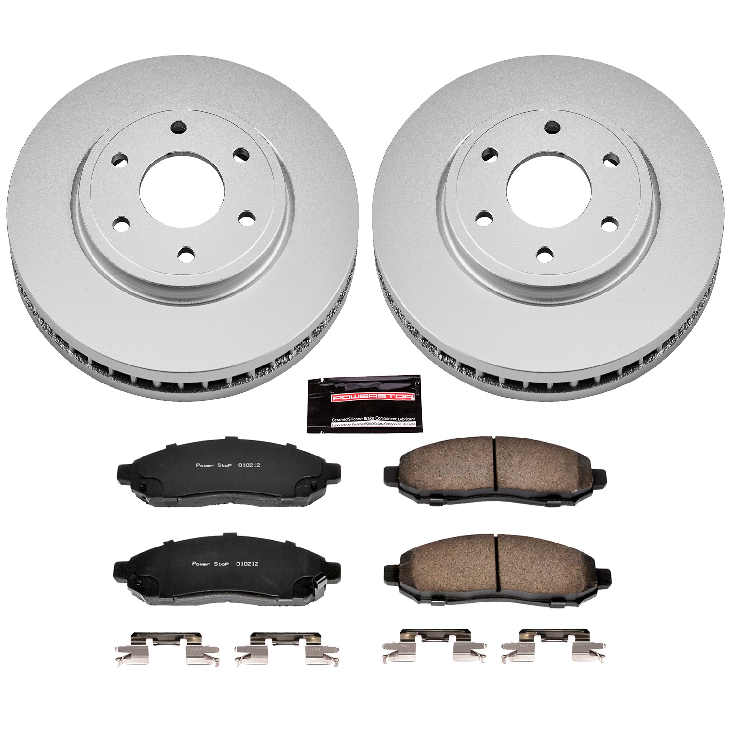 Power Stop - CRK4611 - Front - Disc Brake Pad and Rotor Kit