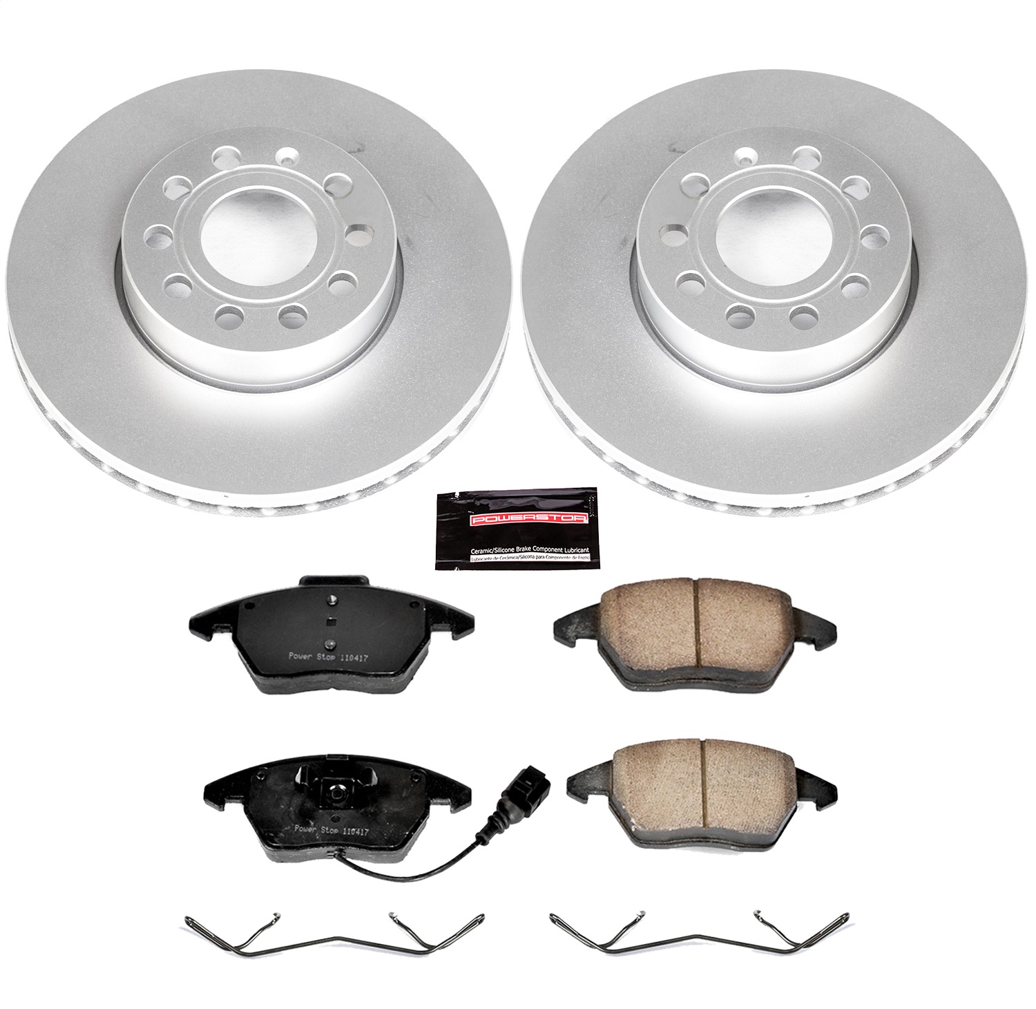 Power Stop - CRK4623 - Front - Disc Brake Pad and Rotor Kit