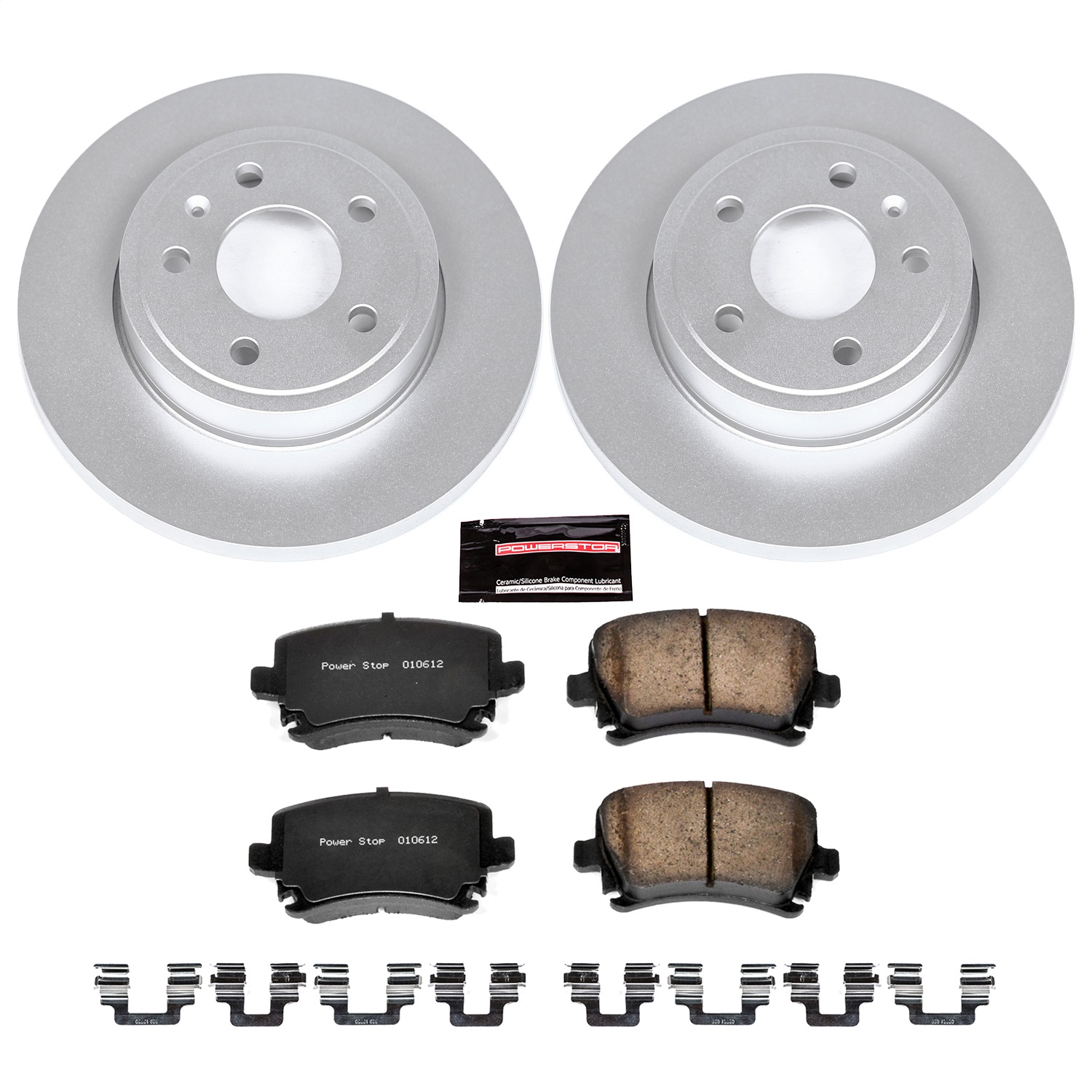 Power Stop - CRK4624 - Rear - Disc Brake Pad and Rotor Kit
