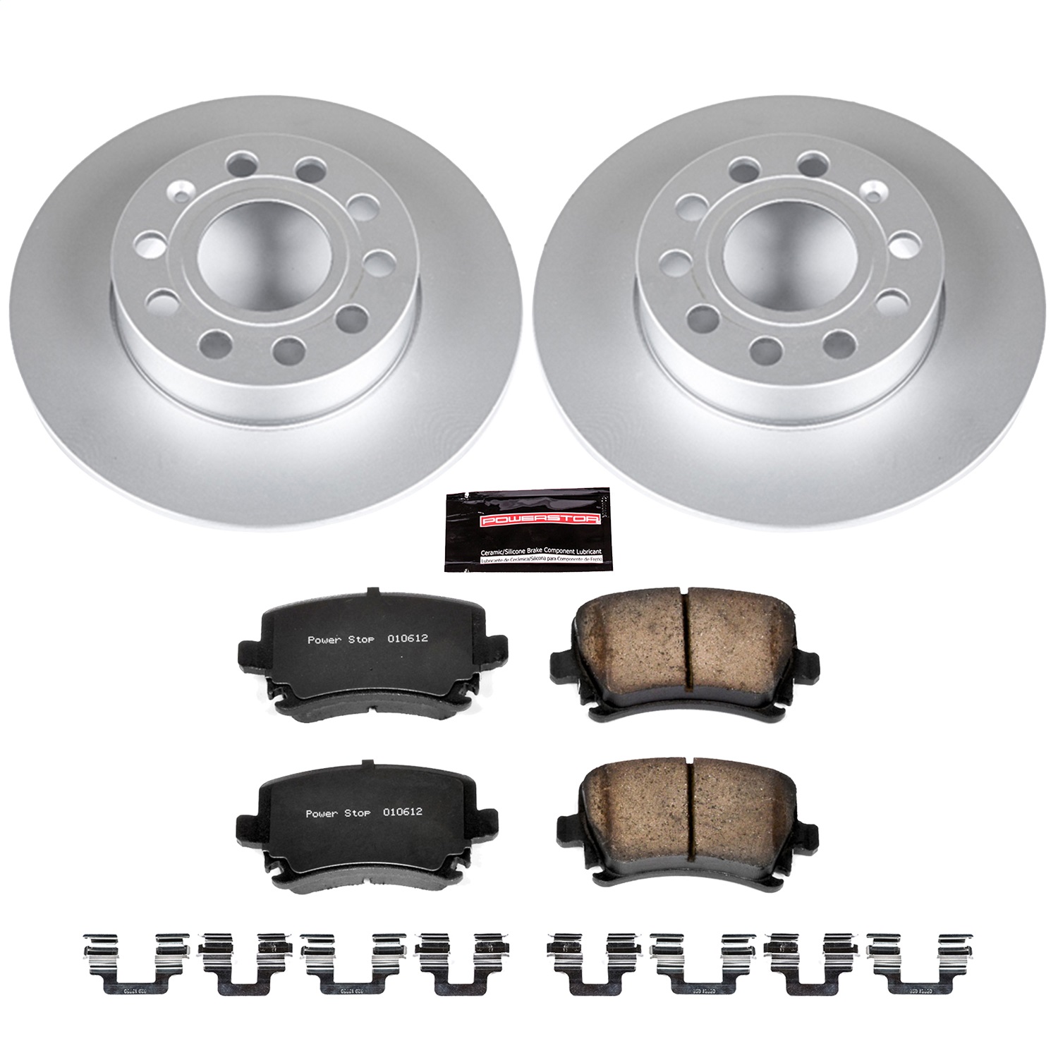 Power Stop - CRK4627 - Rear - Disc Brake Pad and Rotor Kit