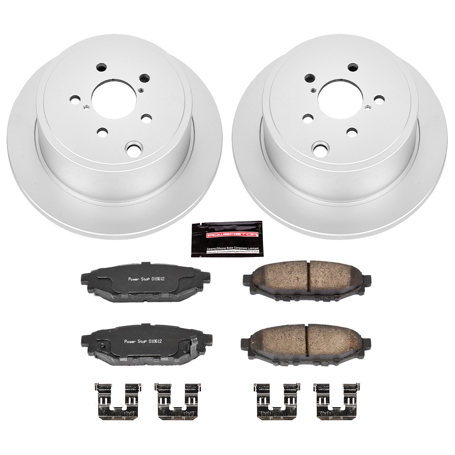 Power Stop - CRK4631 - Rear - Disc Brake Pad and Rotor Kit
