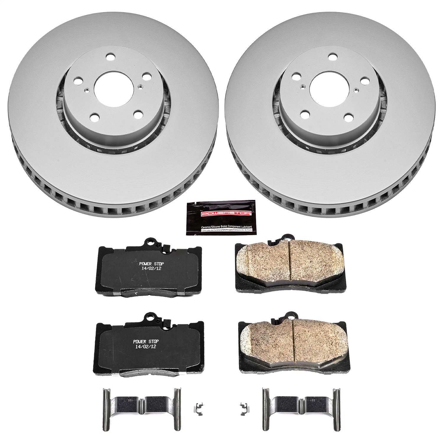 Power Stop - CRK4633 - Front - Disc Brake Pad and Rotor Kit