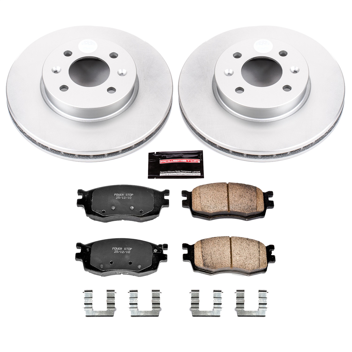 Power Stop - CRK4652 - Front - Disc Brake Pad and Rotor Kit