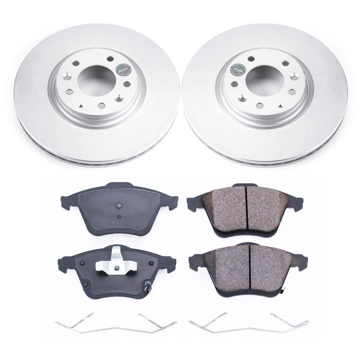 Power Stop - CRK4660 - Front - Disc Brake Pad and Rotor Kit