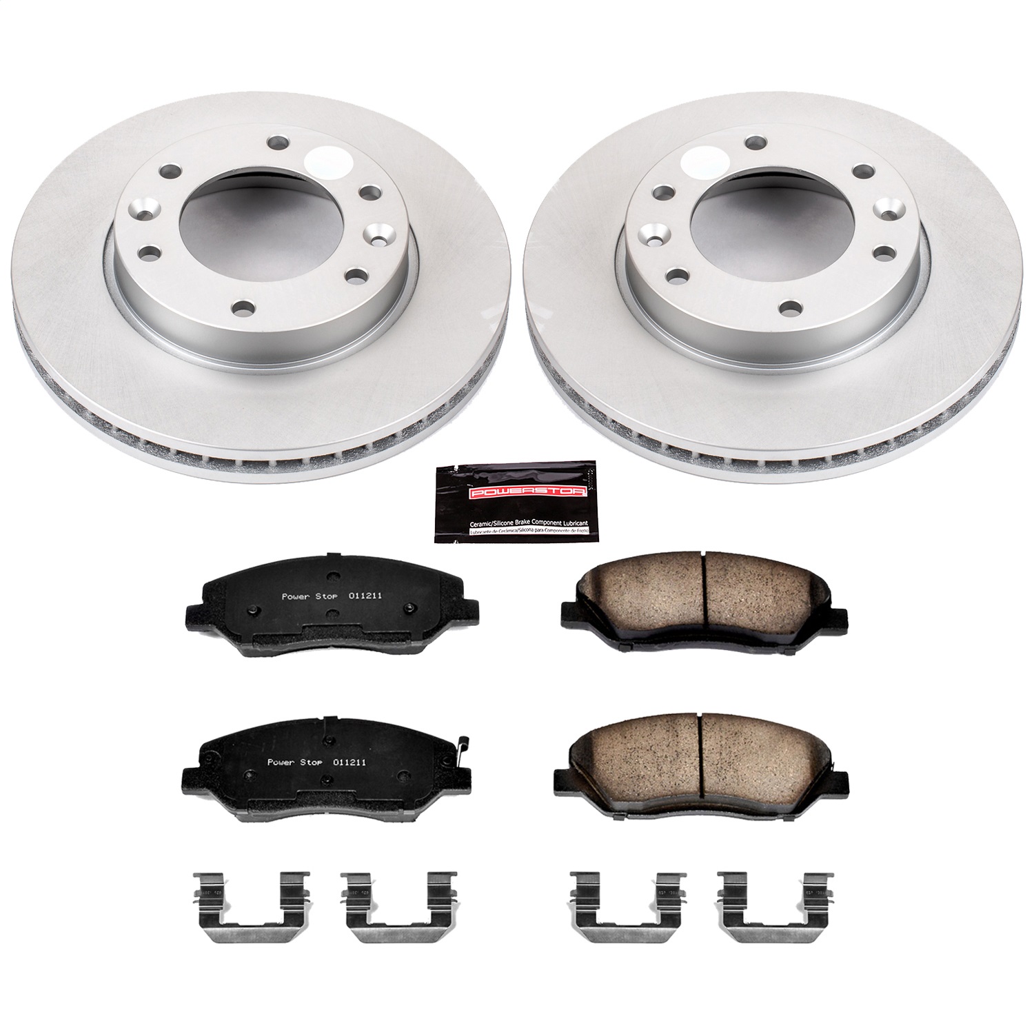 Power Stop - CRK4664 - Front - Disc Brake Pad and Rotor Kit