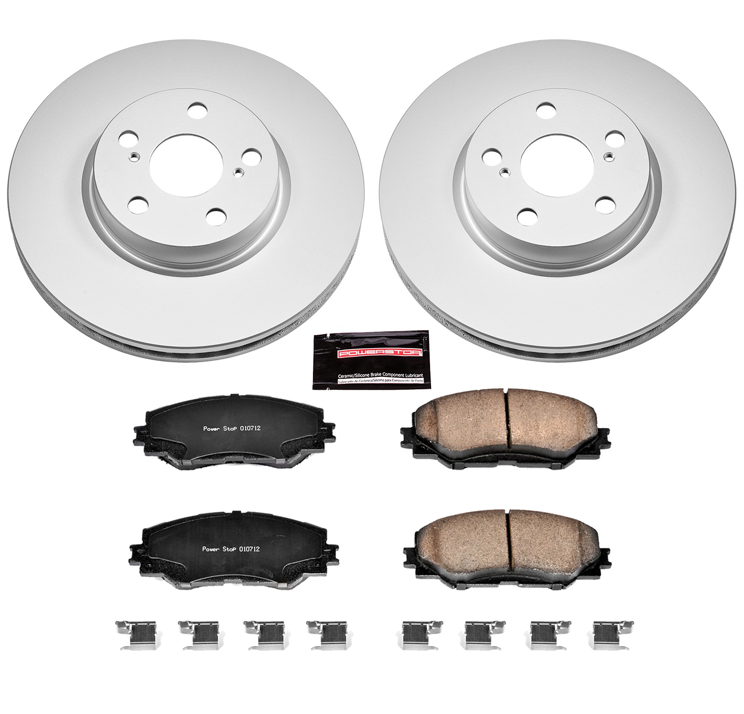 Power Stop - CRK4669 - Front - Disc Brake Pad and Rotor Kit
