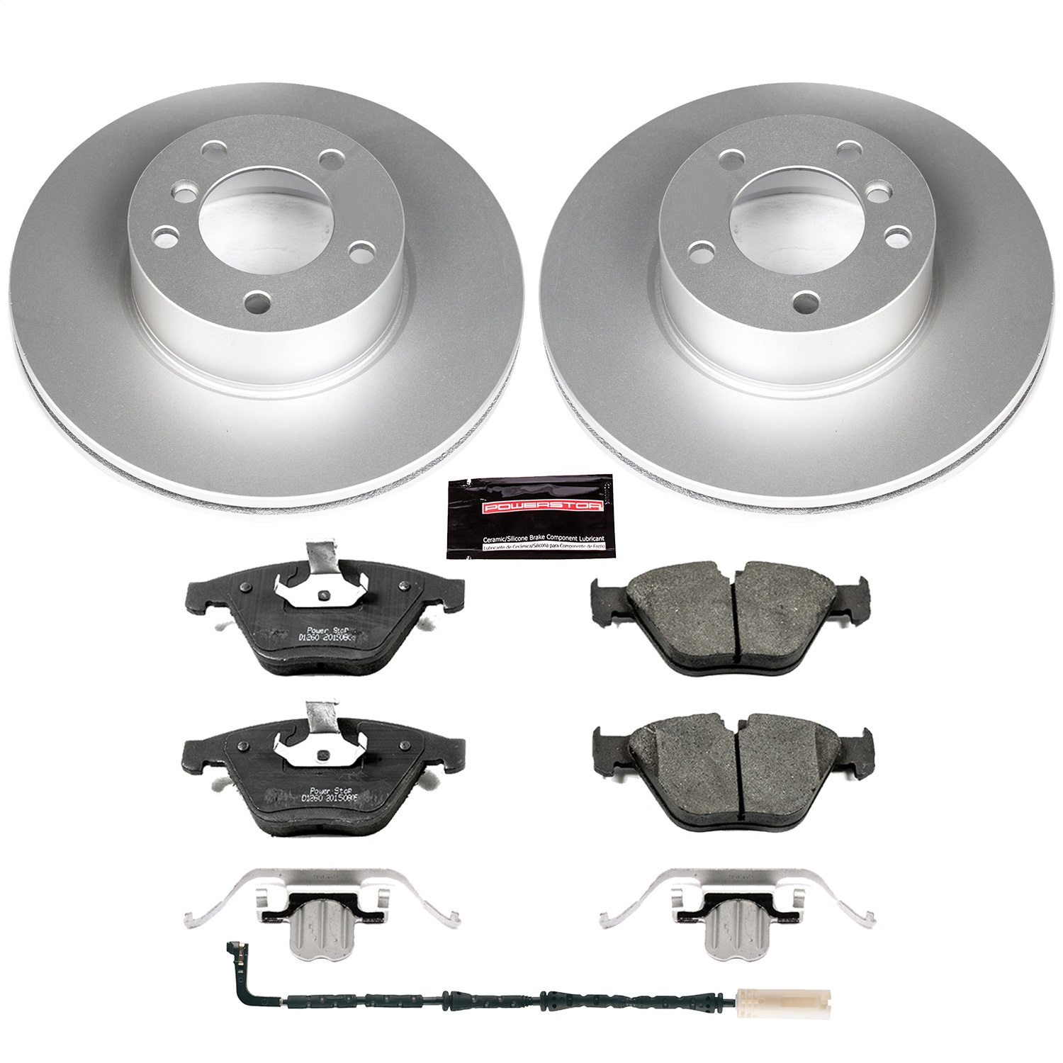Power Stop - CRK4677 - Front - Disc Brake Pad and Rotor Kit