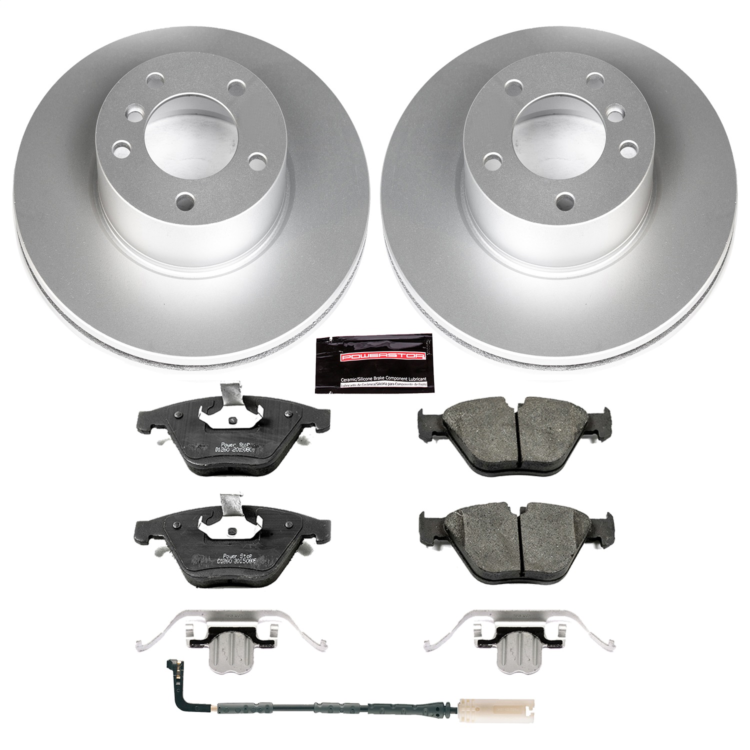Power Stop - CRK4678 - Front - Disc Brake Pad and Rotor Kit