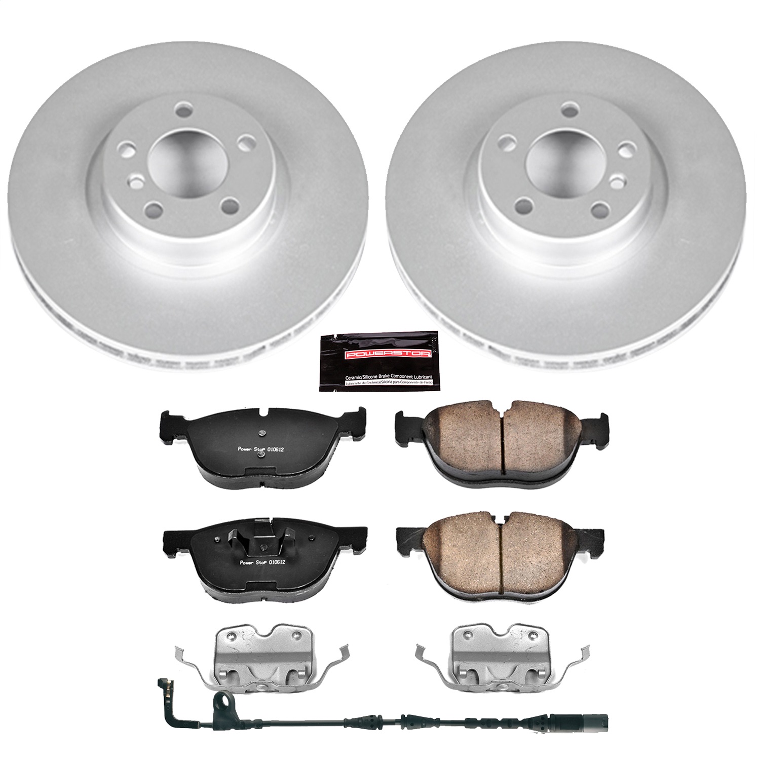 Power Stop - CRK4692 - Front - Disc Brake Pad and Rotor Kit