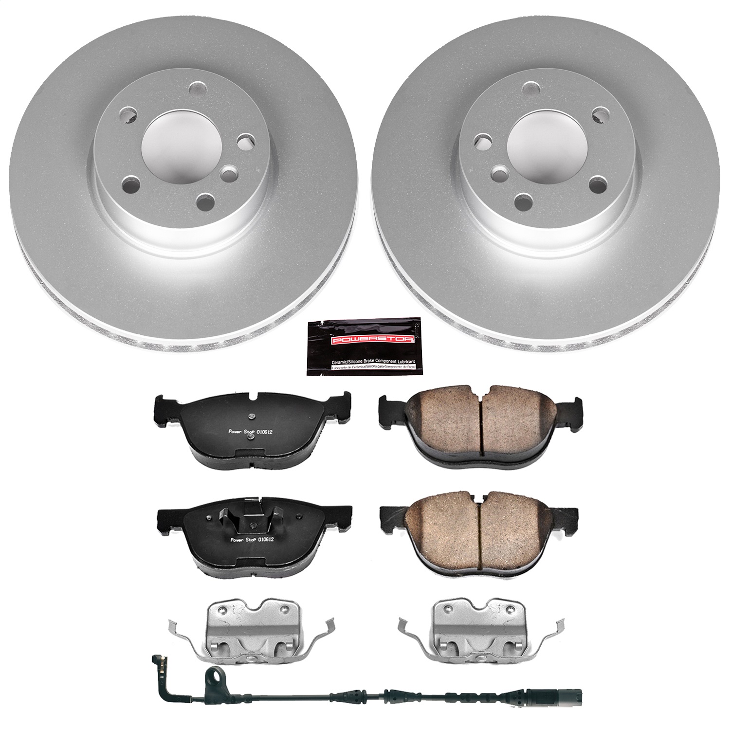 Power Stop - CRK4693 - Front - Disc Brake Pad and Rotor Kit