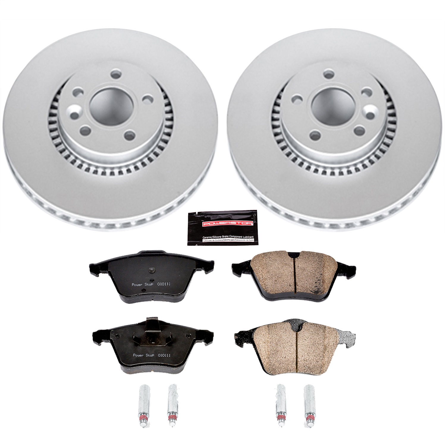 Power Stop - CRK4698 - Front - Disc Brake Pad and Rotor Kit