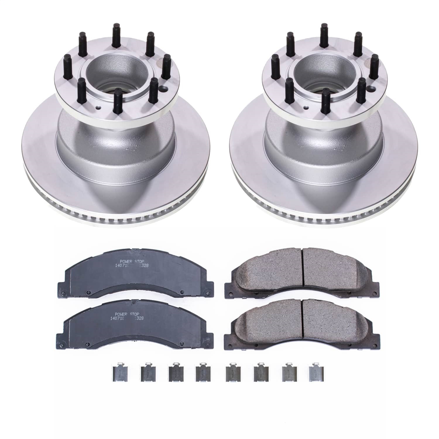 Power Stop - CRK4717 - Front - Disc Brake Pad and Rotor Kit