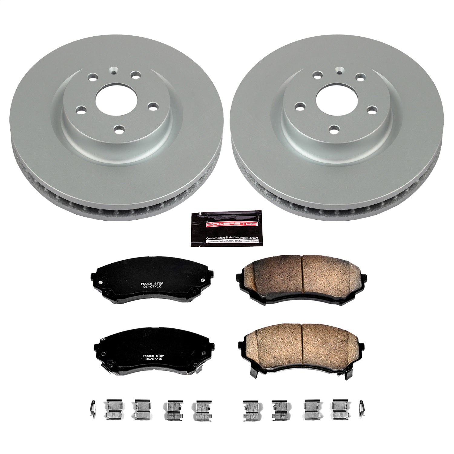 Power Stop - CRK4720 - Front - Disc Brake Pad and Rotor Kit
