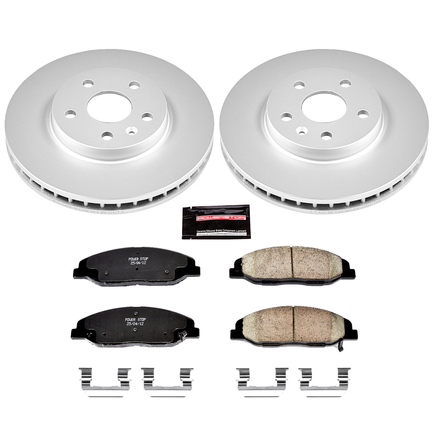 Power Stop - CRK4721 - Front - Disc Brake Pad and Rotor Kit