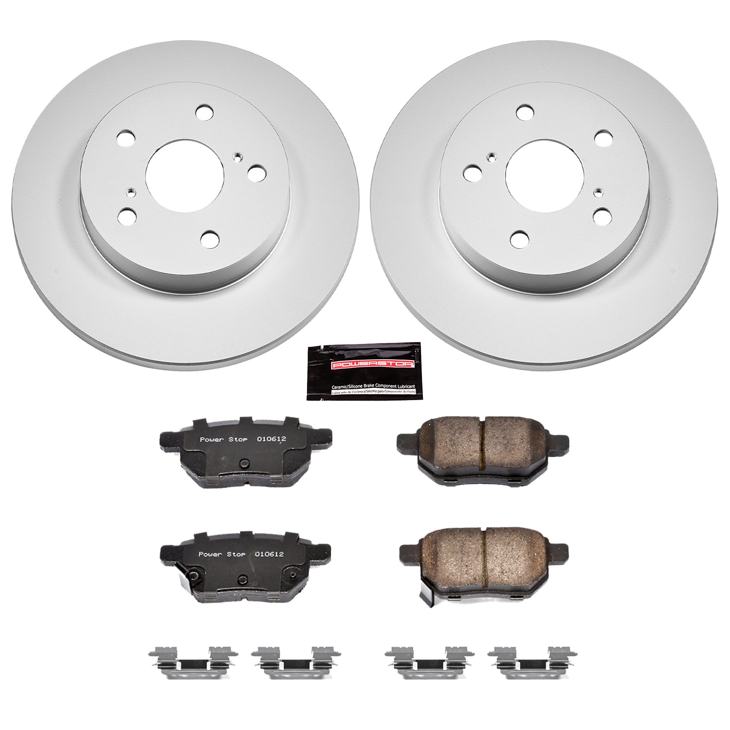 Power Stop - CRK4737 - Rear - Disc Brake Pad and Rotor Kit