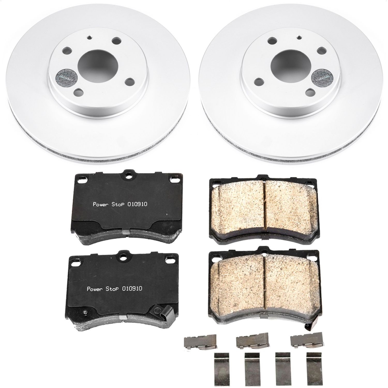 Power Stop - CRK4936 - Front - Disc Brake Pad and Rotor Kit