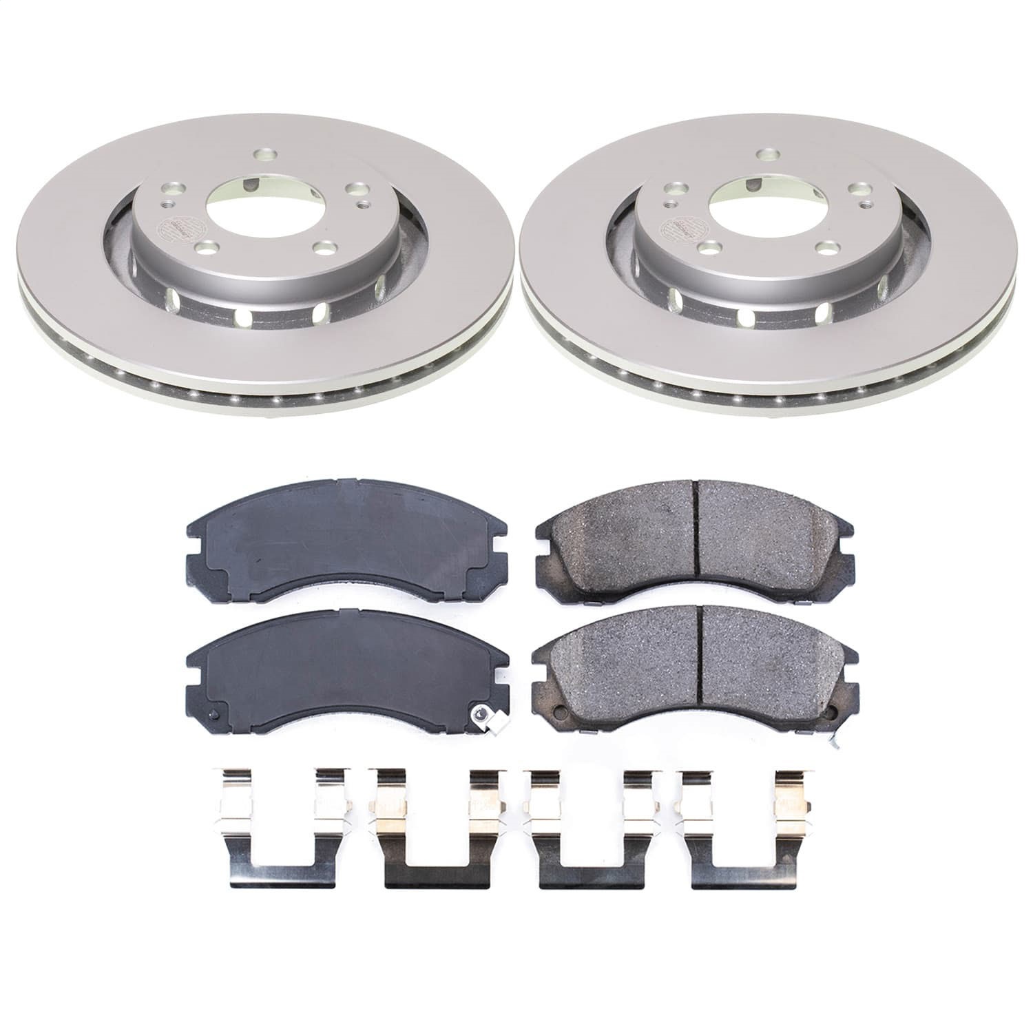 Power Stop - CRK4979 - Front - Disc Brake Pad and Rotor Kit
